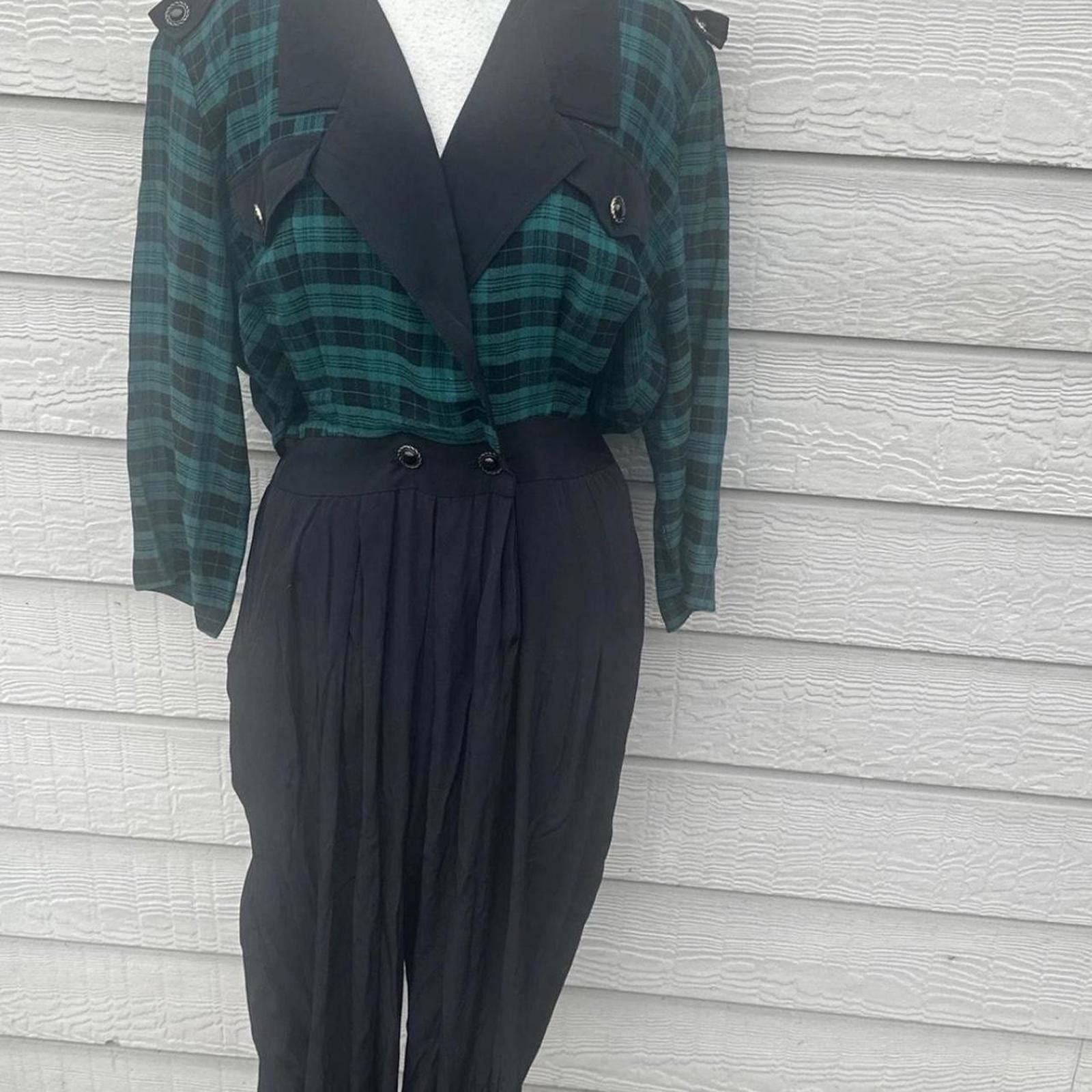 Other Bridge Club California Vtg Sailor Jumpsuit Size L/xl ? Size 40" / US 18 - 2 Thumbnail