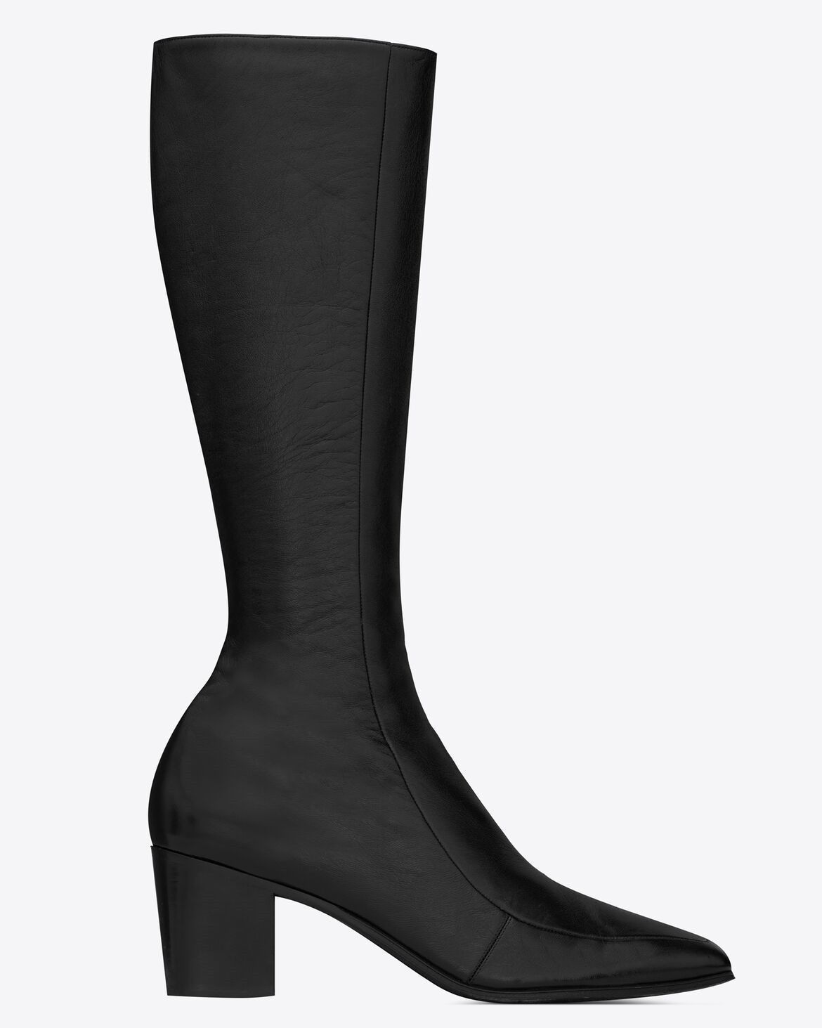 image of Saint Laurent Paris Oc11Z10524 Otto Zipped Boots In Black, Men's
