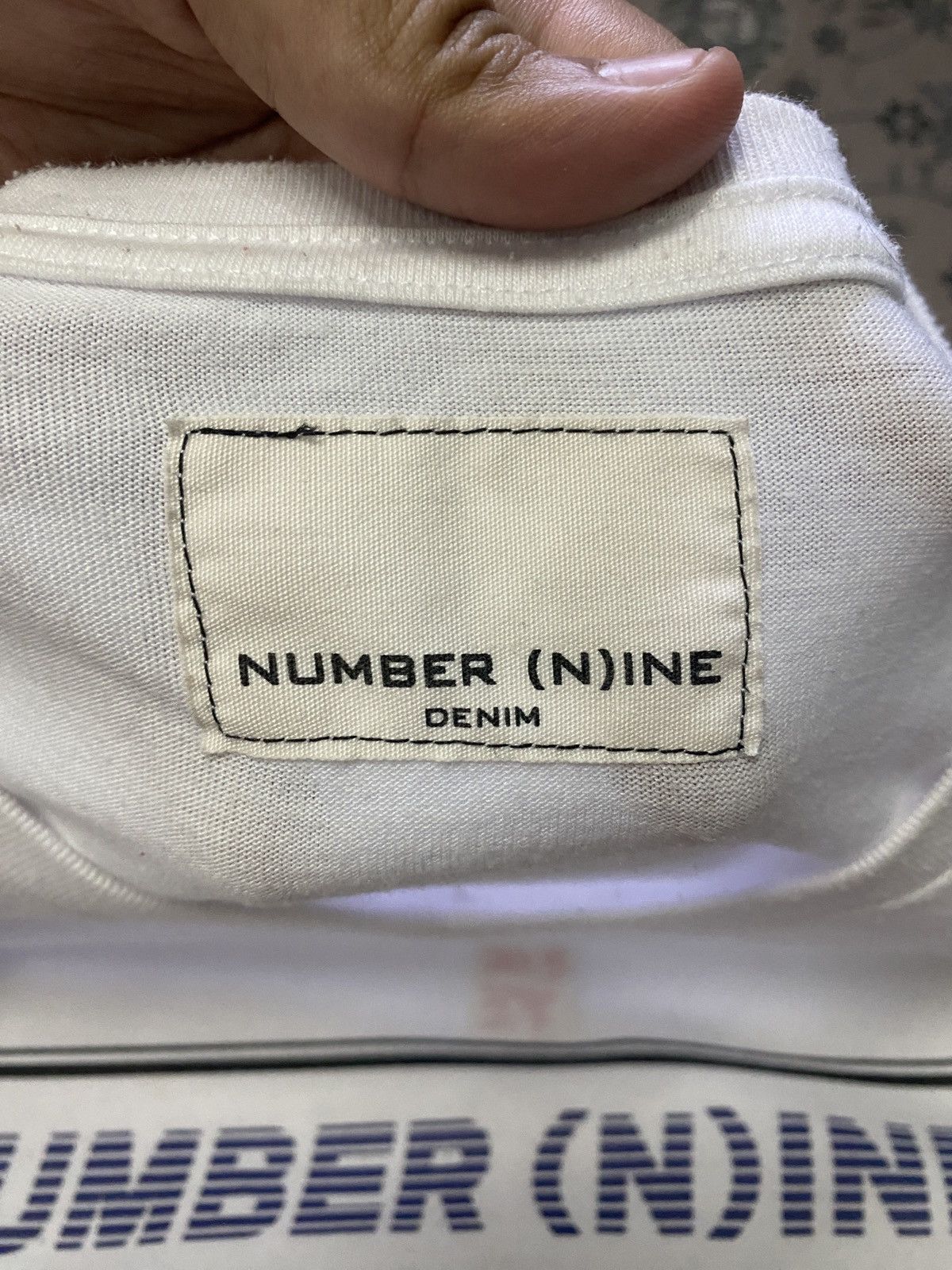 Japanese Brand × Number (N)ine × Takahiromiyashita The Soloist. ‼️RARE‼️COMBO 2 PIECES NUMBER(N)INE BOX LOGO SHIRT TEE🔥 Size US M / EU 48-50 / 2 - 18 Thumbnail
