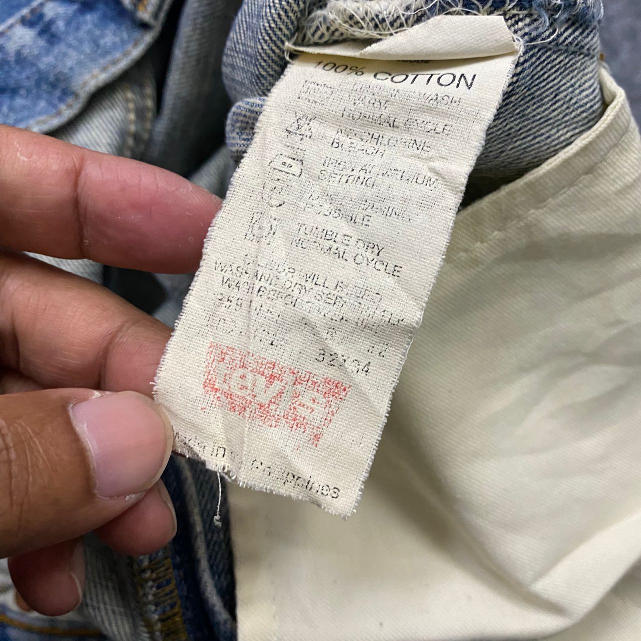 Levi's Vintage Clothing Vintage 90s Levis 508 Distressed denim Kurt Cobain Style Size US 32 / EU 48 - 14 Thumbnail