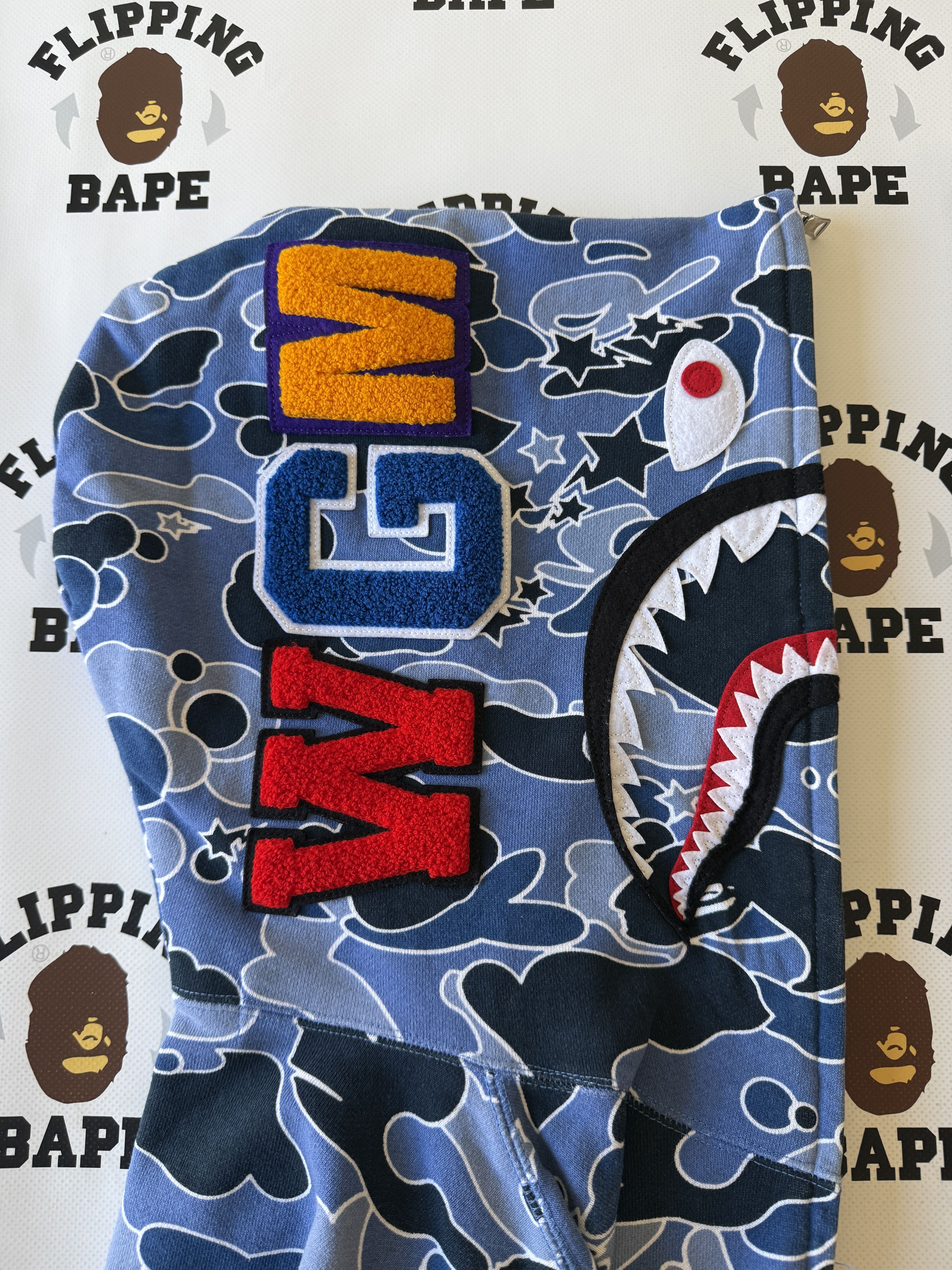 Bape BAPE STA CAMO SHARK FULL ZIP HOODIE (2017) Size US M / EU 48-50 / 2 - 4 Thumbnail