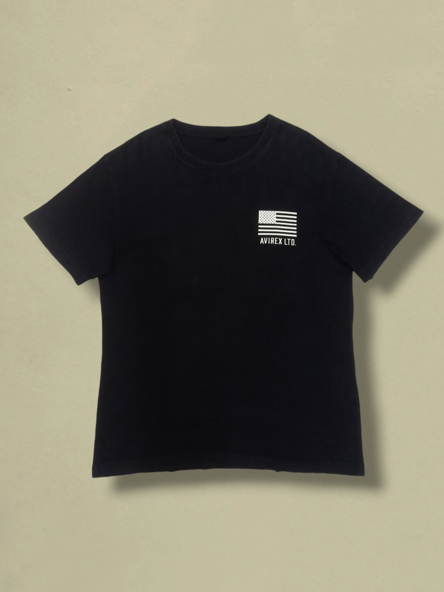 Avirex AVIREX Air Force Big Logo Spell Out Black L Size T-Shirt Size US L / EU 52-54 / 3 - 2 Thumbnail