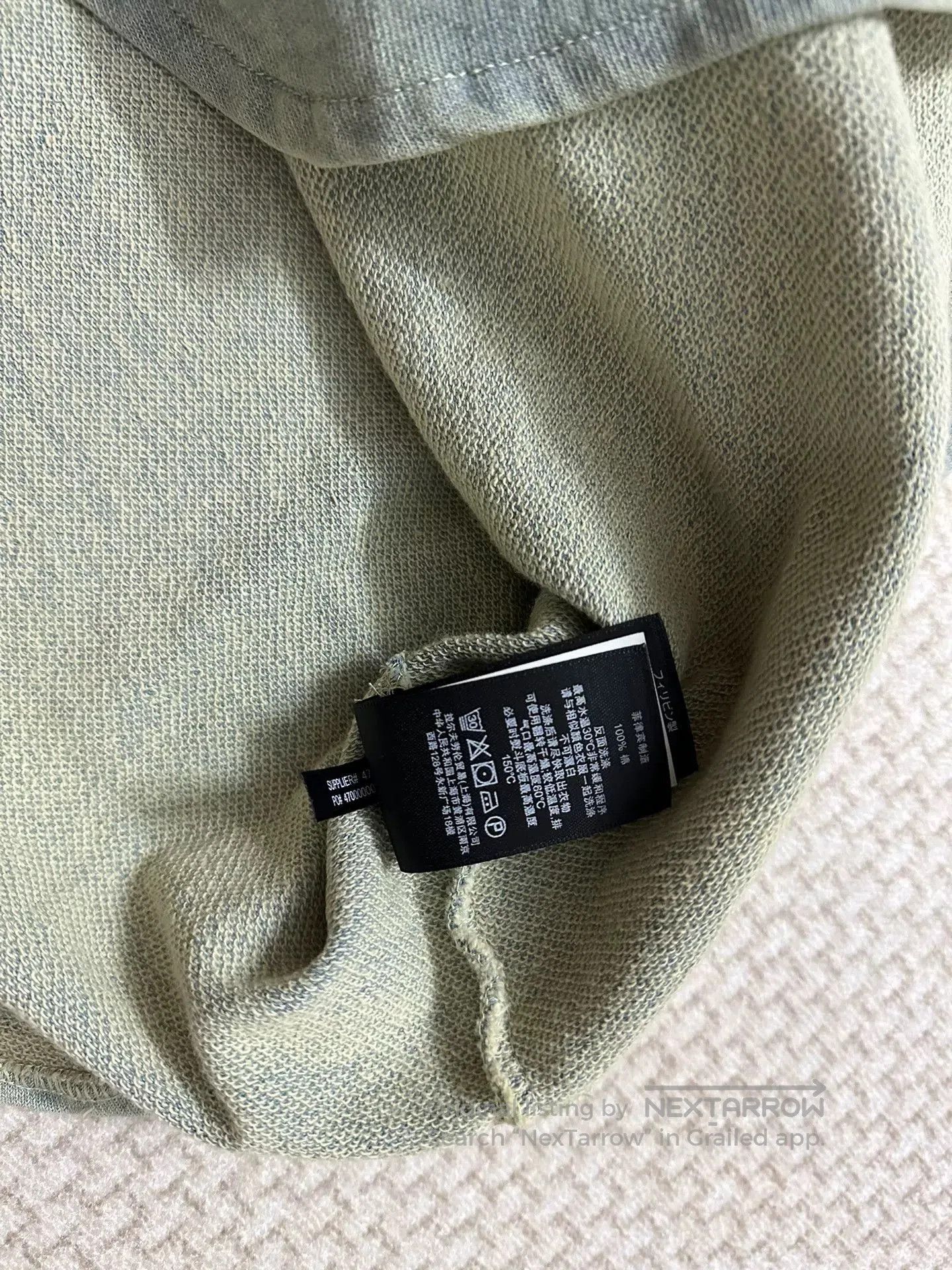 RRL Ralph Lauren RRL Vintage Indigo Distressed Pullover Sweatshirt. Size US XS / EU 42 / 0 - 5 Thumbnail