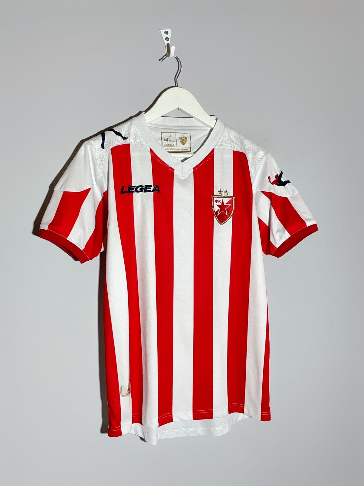 Other Red Star Belgrade 2012/13 Home Legea Football Shirt Size US M / EU 48-50 / 2 - 2 Thumbnail