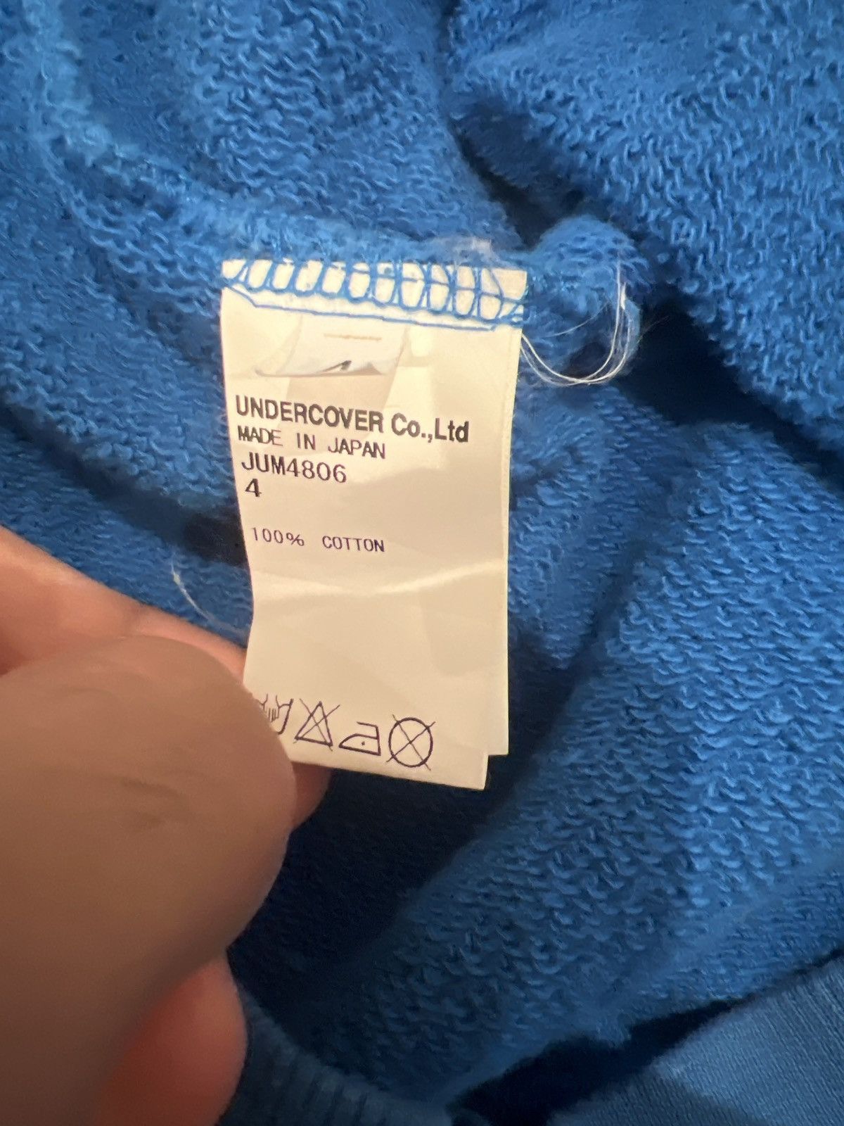 Undercover John Undercover Blue Ribbon Insect hoodie Size US L / EU 52-54 / 3 - 4 Thumbnail