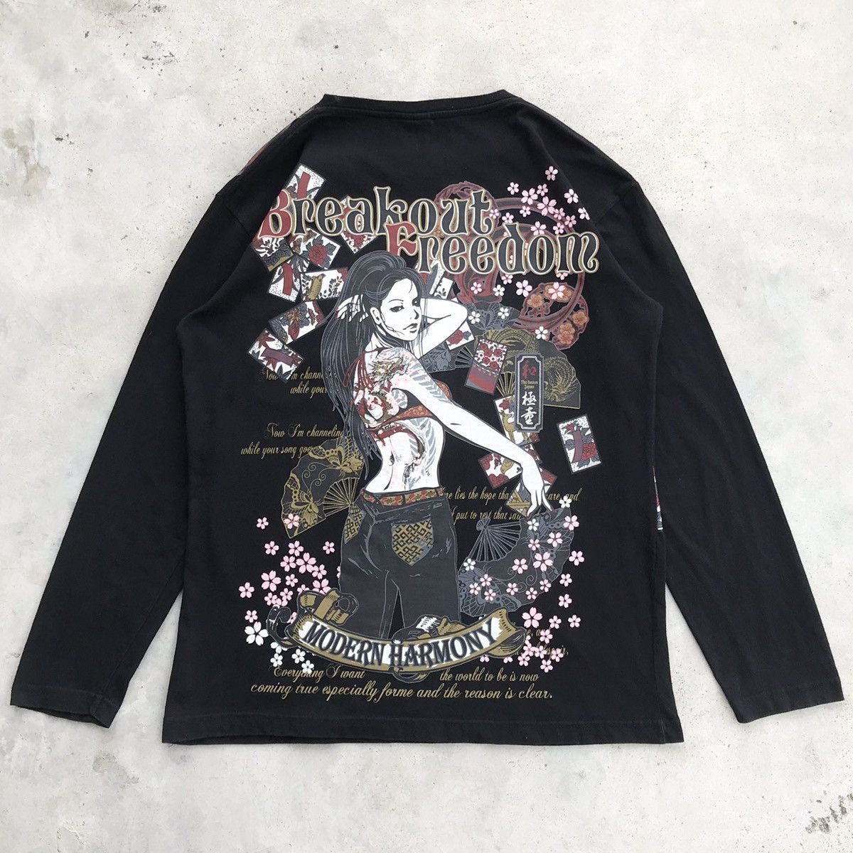 Karakuri Tamashii 2000's Karakuri Tamashii “ Yakuza “ Inspired L/S T-Shirt Size US M / EU 48-50 / 2 - 2 Thumbnail
