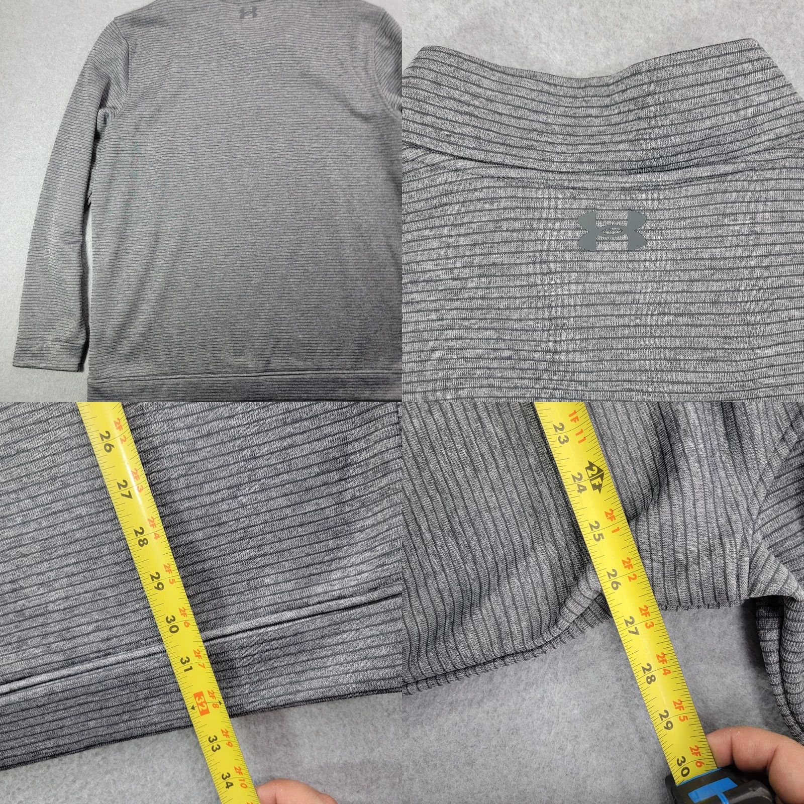 Under Armour Under Armour Golf Pullover Mens 3XLT Gray Storm Fleece 1/4 Zip Long Sleeve Size US XXL / EU 58 / 5 - 8 Thumbnail