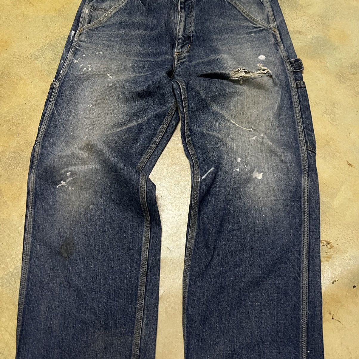 Carhartt Carhartt Carpenter Pants Distressed Style Size US 33 - 4 Thumbnail