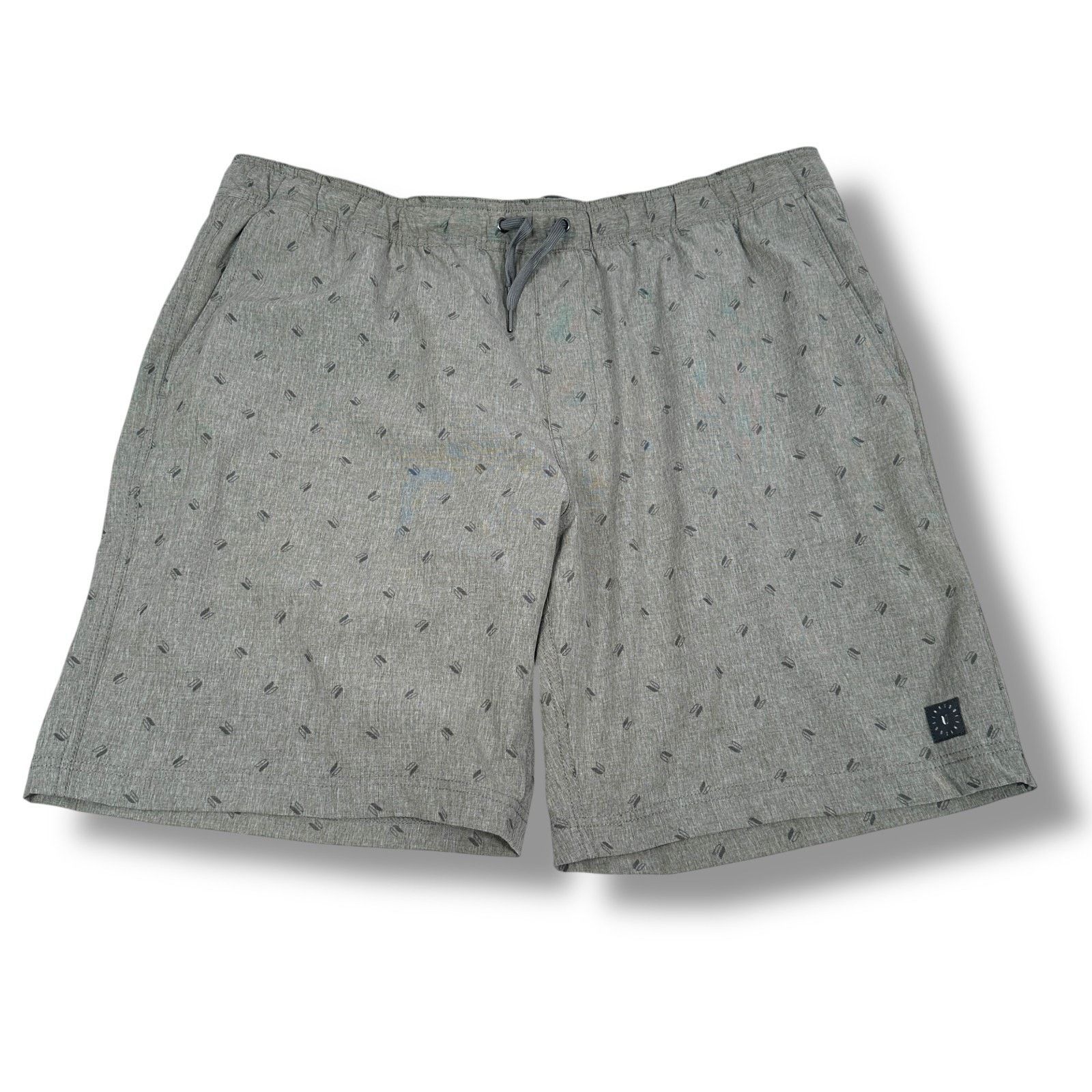 Other Linksoul Golf Shorts Men’s XXL Gray Logo Printed Drawstring Size US 40 / EU 56 - 1 Thumbnail