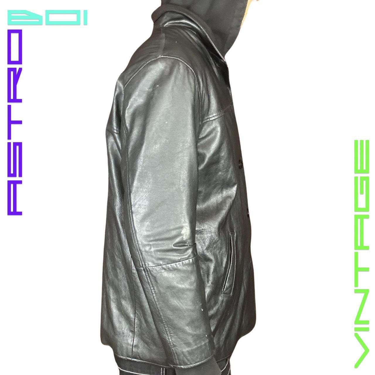 Vintage VINTAGE MODA INTERNATIONAL BLACK CLASSIC LEATHER JACKET _ XL Size US XL / EU 56 / 4 - 4 Thumbnail