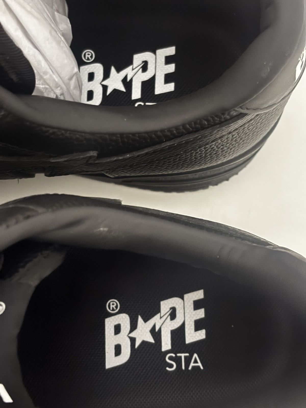 Bape Authentic ape bape bape sta black US 9.5 new bapesta Size US 9.5 / EU 42-43 - 6 Thumbnail