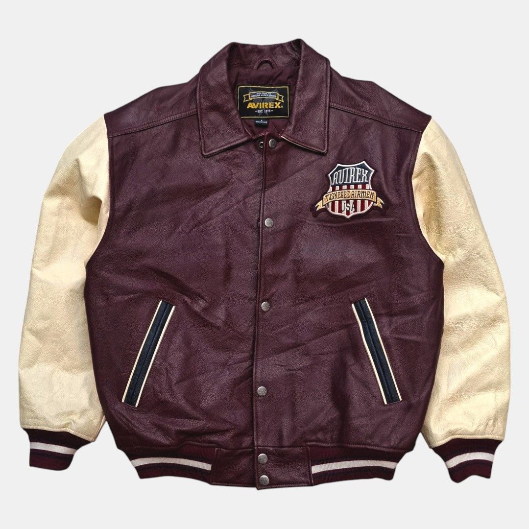 Avirex Authentic Avirex Tuskegee Airmen varsity leather-fashionella Size US L / EU 52-54 / 3 - 3 Thumbnail