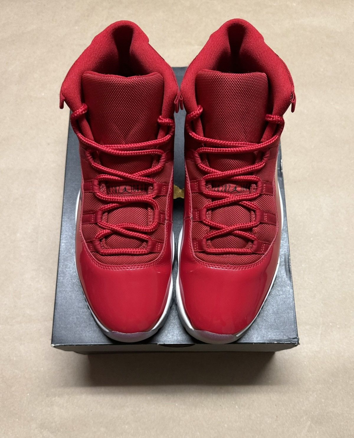 Jordan Brand Nike Air Jordan 11 XI Retro High Win Like 96 Mens size 12! Size US 12 / EU 45 - 3 Thumbnail