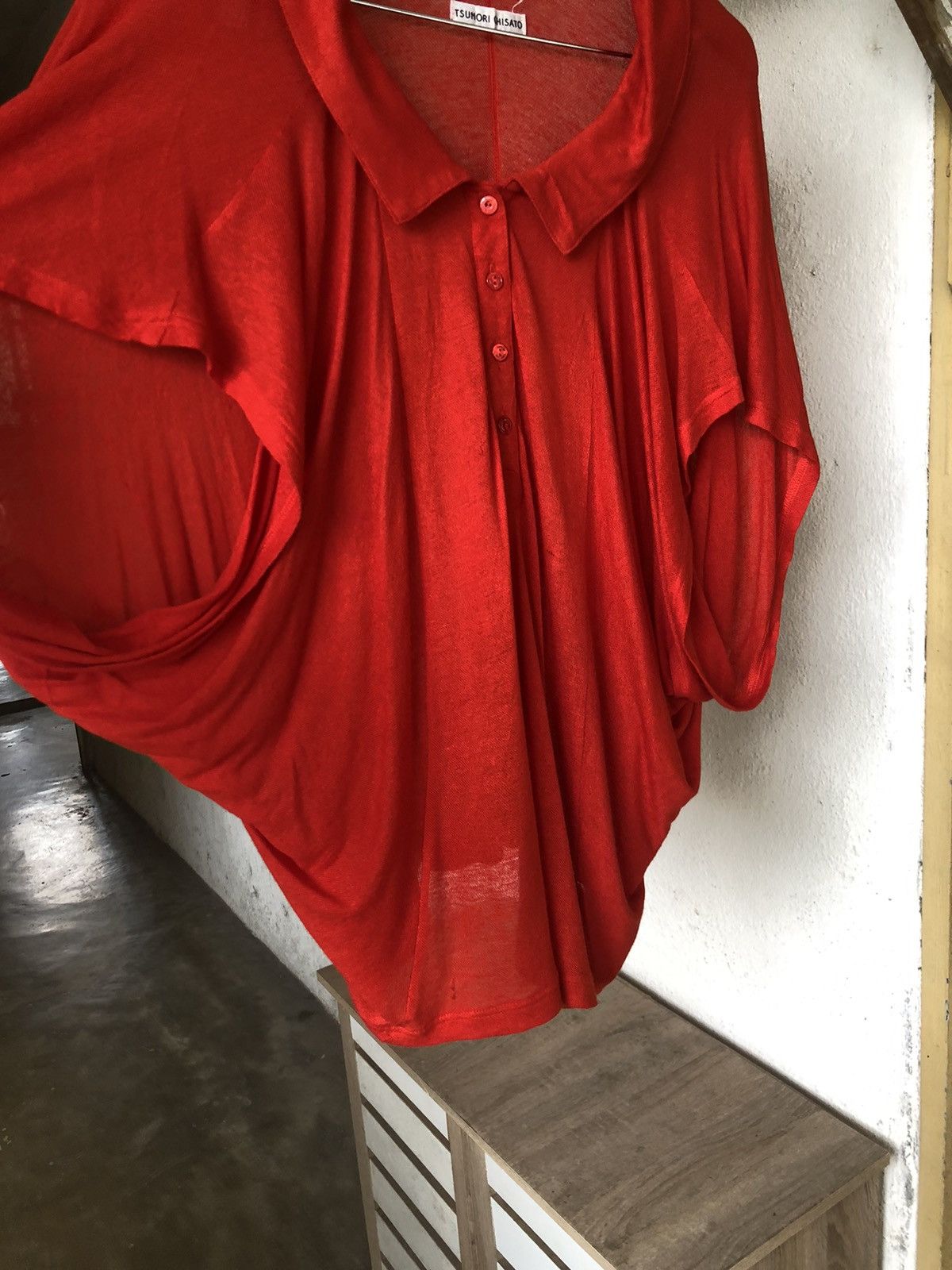 Issey Miyake Rare❗️Issey Miyake Tsumori Chisato Oversized Blouse Size L / US 10 / IT 46 - 13 Thumbnail