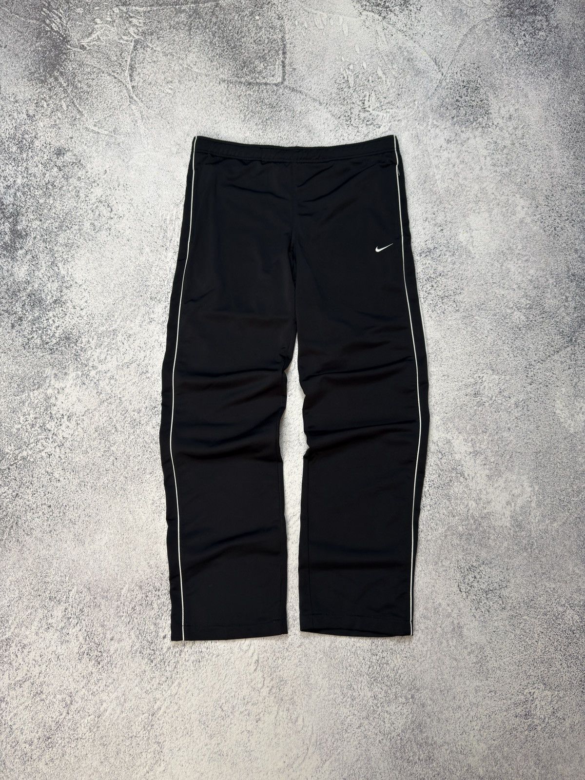 VINTAGE NIKE COTTON BAGGY SWEATPANTS MINI SWOOSH Y2K STYLE