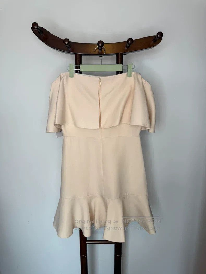 Valentino Valentino A one-line collar mermaid skirt Size M / US 6-8 / IT 42-44 - 5 Thumbnail