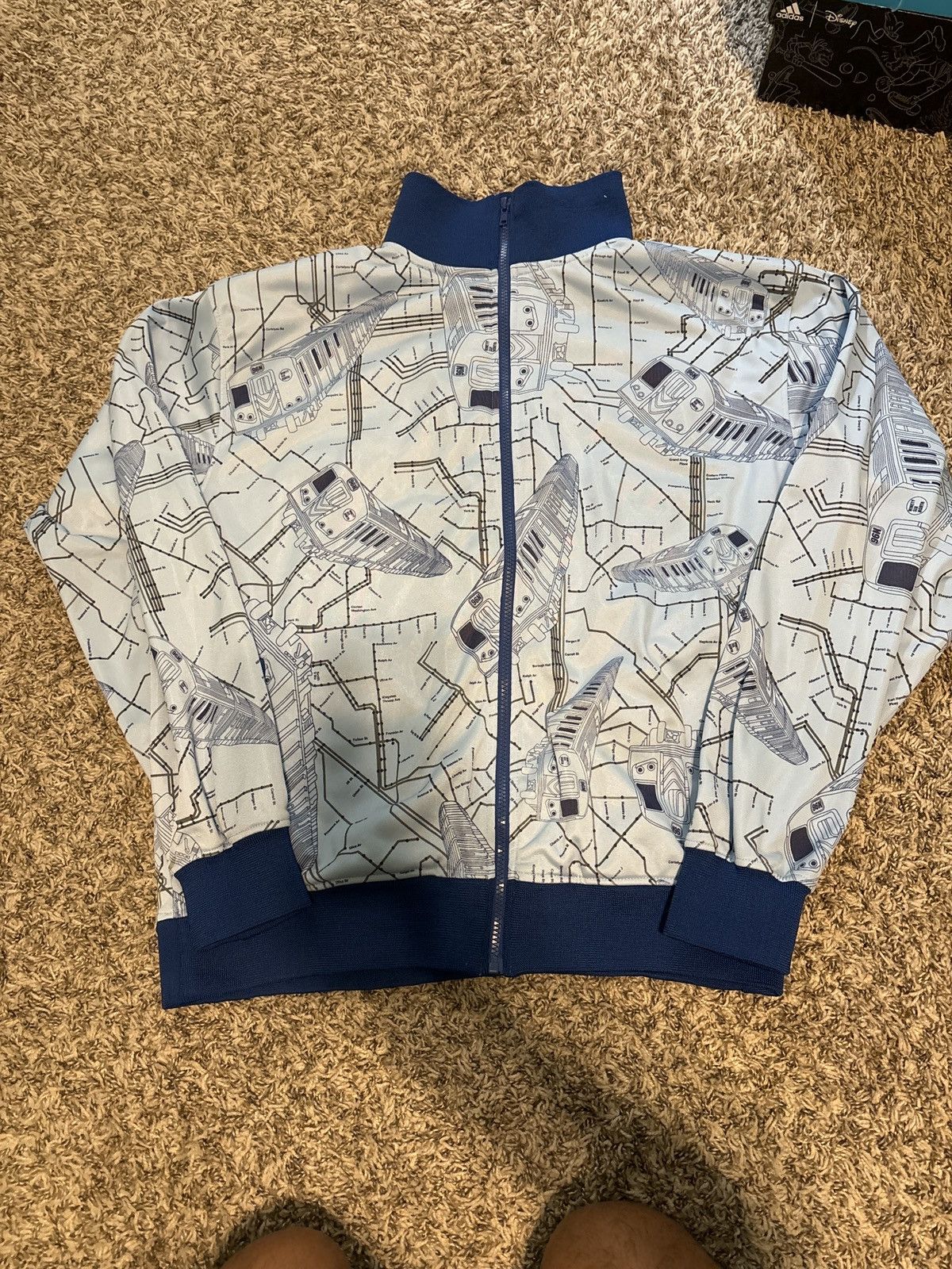 image of Ninety Six North Vintage Jacket in Blue, Men's (Size Small)