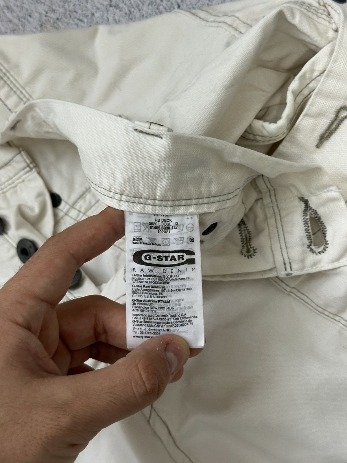 G-Star Men’s G-Star Raw Cargo Shorts Logo Size US 32 / EU 48 - 13 Thumbnail