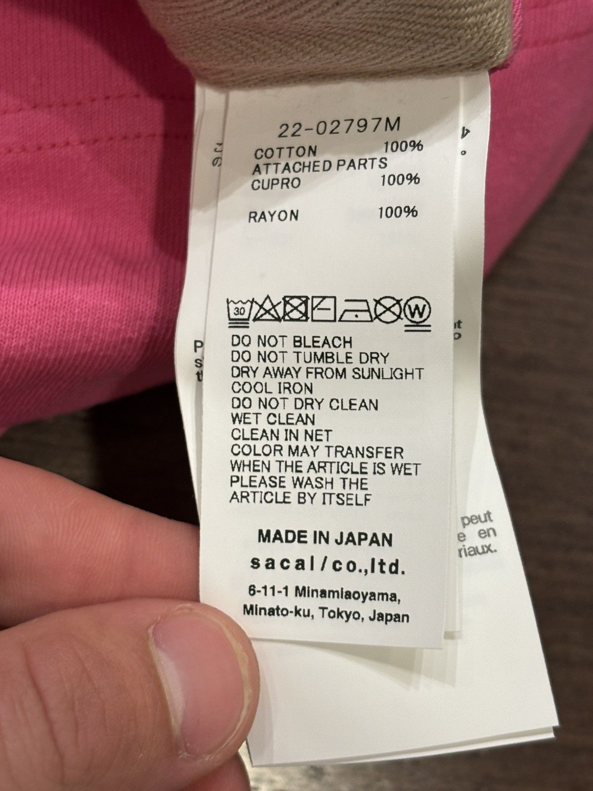 Sacai Sacai Pocket LS Top Size US XL / EU 56 / 4 - 5 Thumbnail