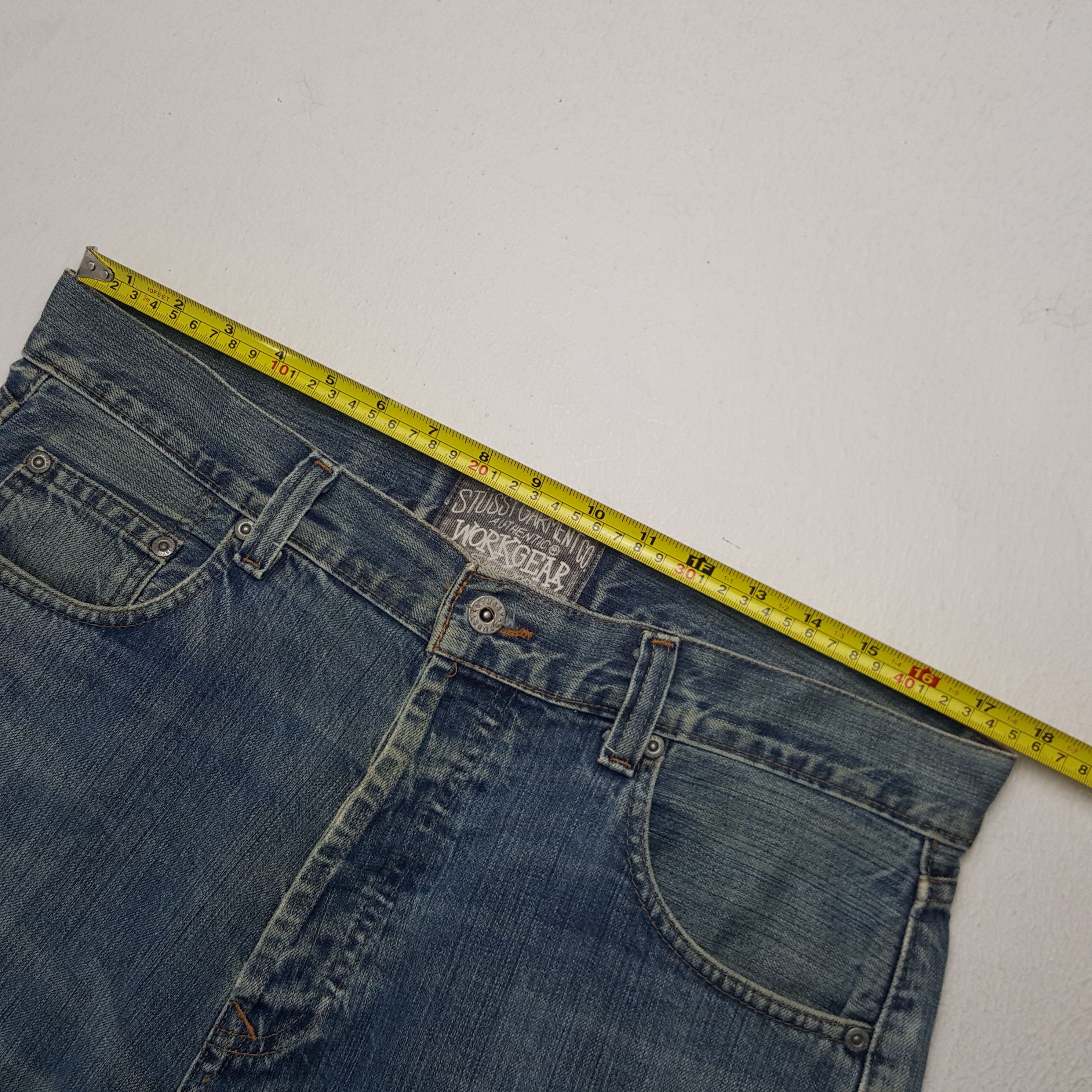 Stussy × Vintage Vintage Stussy American Streetwear Style Denim Jeans Size US 35 - 9 Thumbnail
