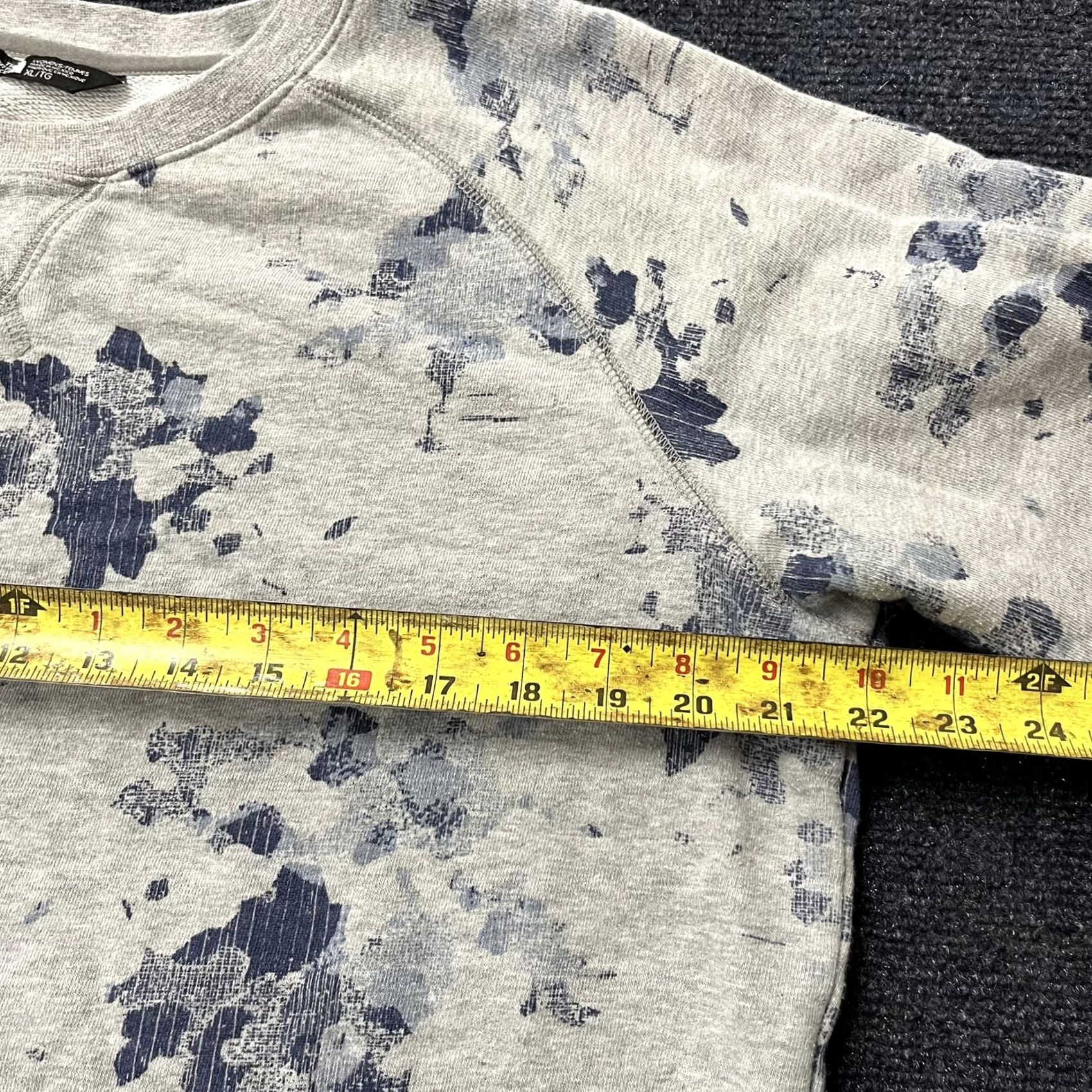 The North Face VINTAGE The North Face Sweatshirt Womens XL Gray Blue Floral Print Crewneck Pullover Size XL / US 12-14 / IT 48-50 - 7 Thumbnail