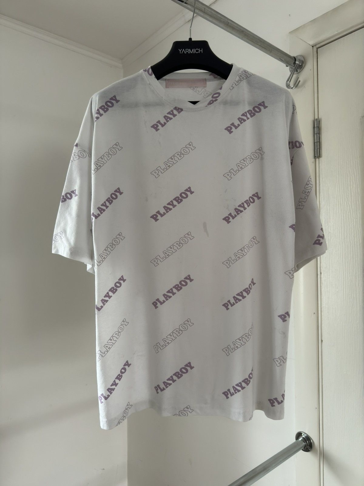 Playboy Playboy Monogrammed Logo Spotted T Shirt Size US M / EU 48-50 / 2 - 2 Thumbnail