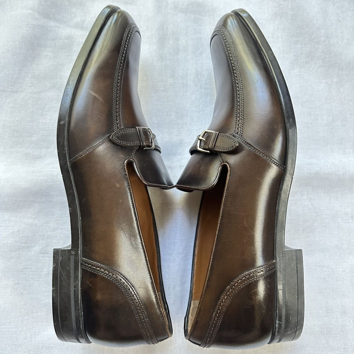 Bally New Bally $975 Lavoli Brown Leather Slip On Loafers 10D Size US 10 / EU 43 - 10 Thumbnail