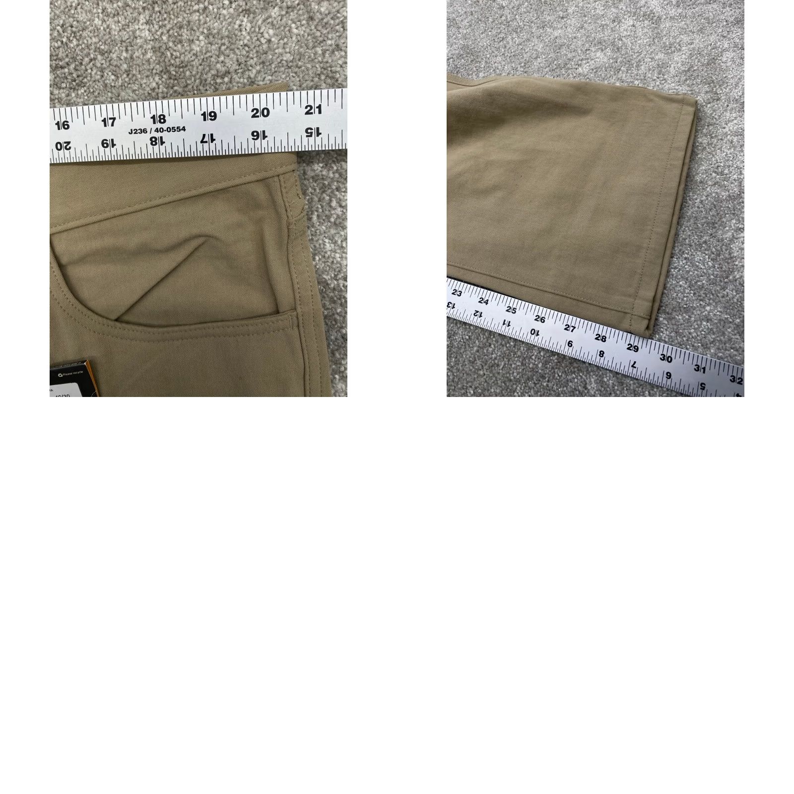 Eddie Bauer Eddie Bauer Men’s Beige Tahoma Rugged Cold Weather Cargo Work Pants 40 x 30 Size US 40 / EU 56 - 8 Thumbnail