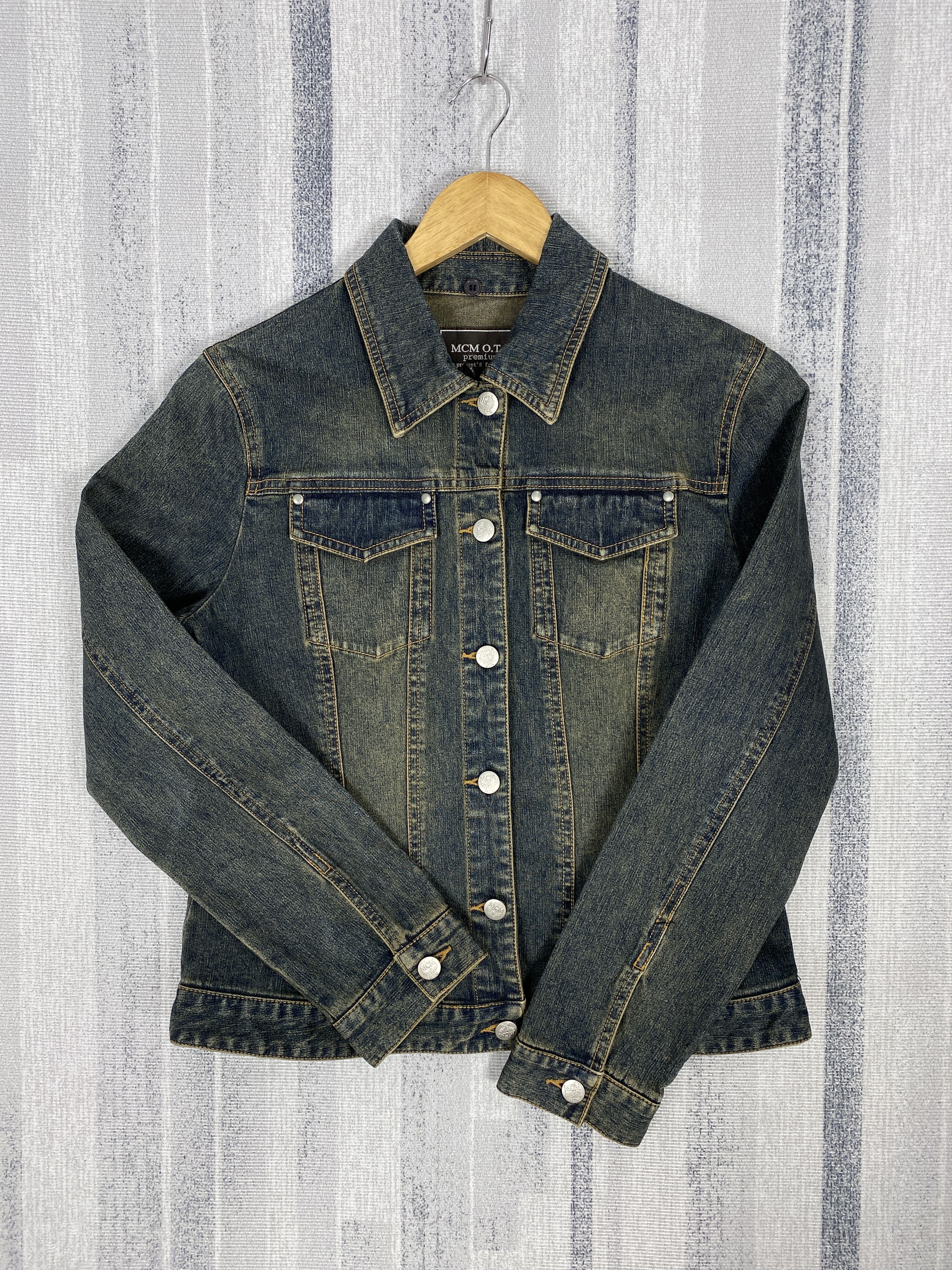 MCM Vintage MCM Button Denim Jacket Size US S / EU 44-46 / 1 - 6 Thumbnail