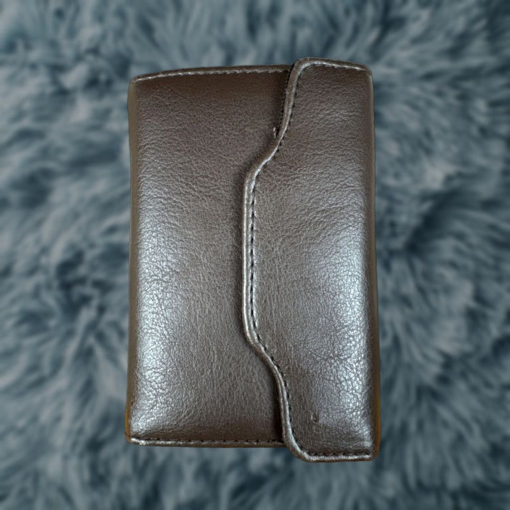 Vintage Unbranded Wallet Mens Leather Tri Fold Snap Brown Size ONE SIZE - 1 Thumbnail