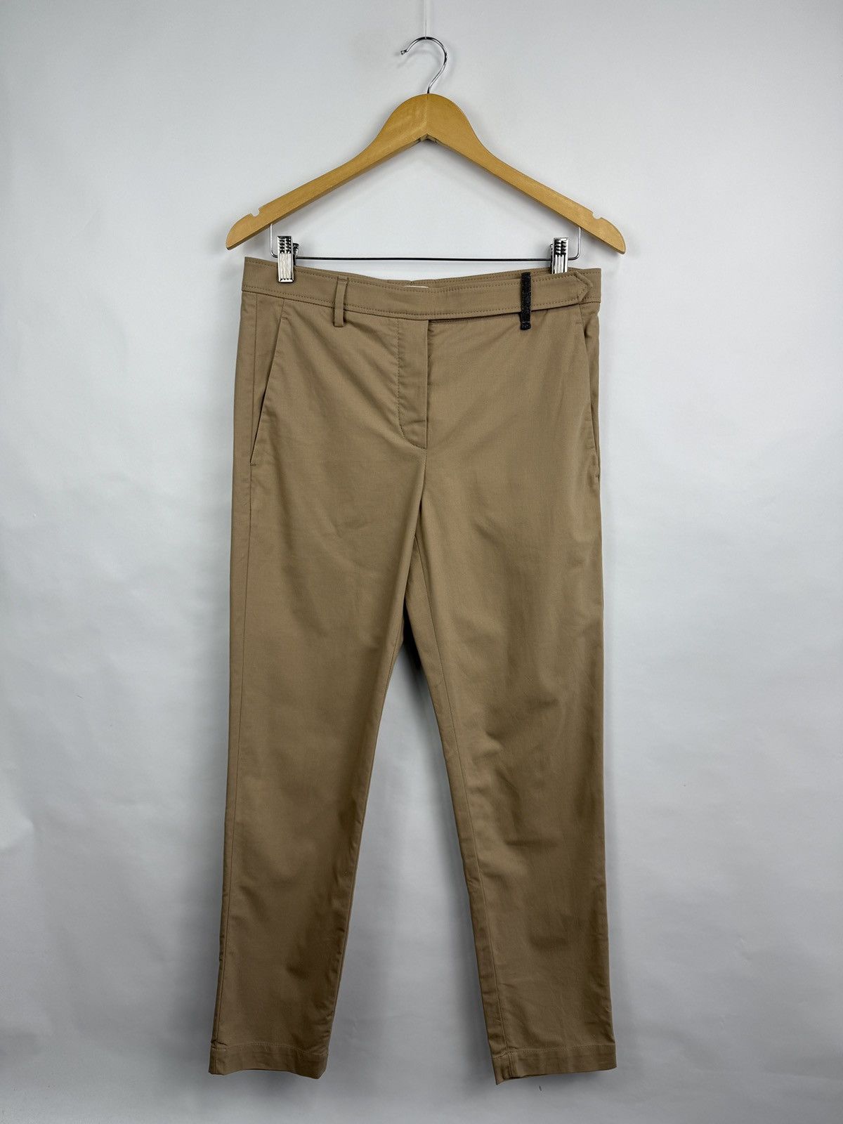 Brunello Cucinelli 🇮🇹 Brunello Cucinelli Classic Slim-Fit Women’s Pants Rare Size 28" / US 6 / IT 42 - 7 Thumbnail