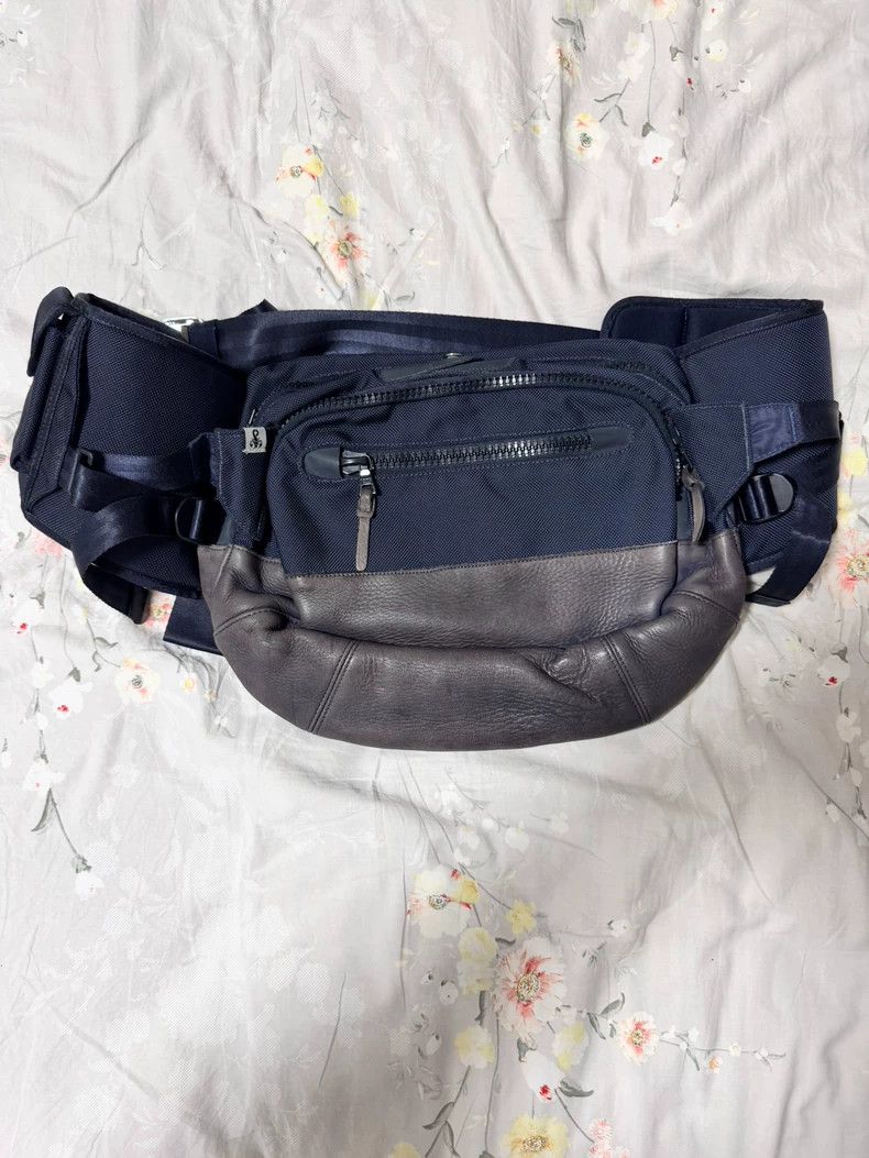 Visvim Sophnet 8L Out-Of-Print Sheepskin Crossbody Shoulder Bag in Blue, Men's