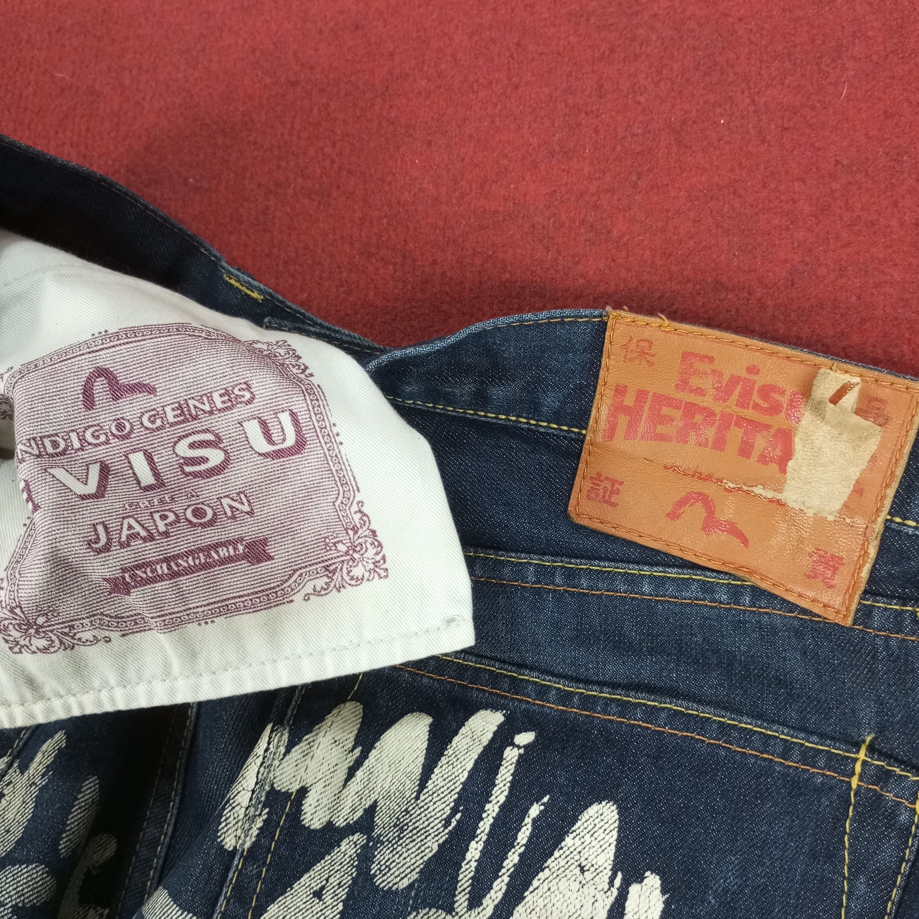 Evisu Evisu Japanese Brand Fashion Style Jeans Size US 31 - 14 Thumbnail