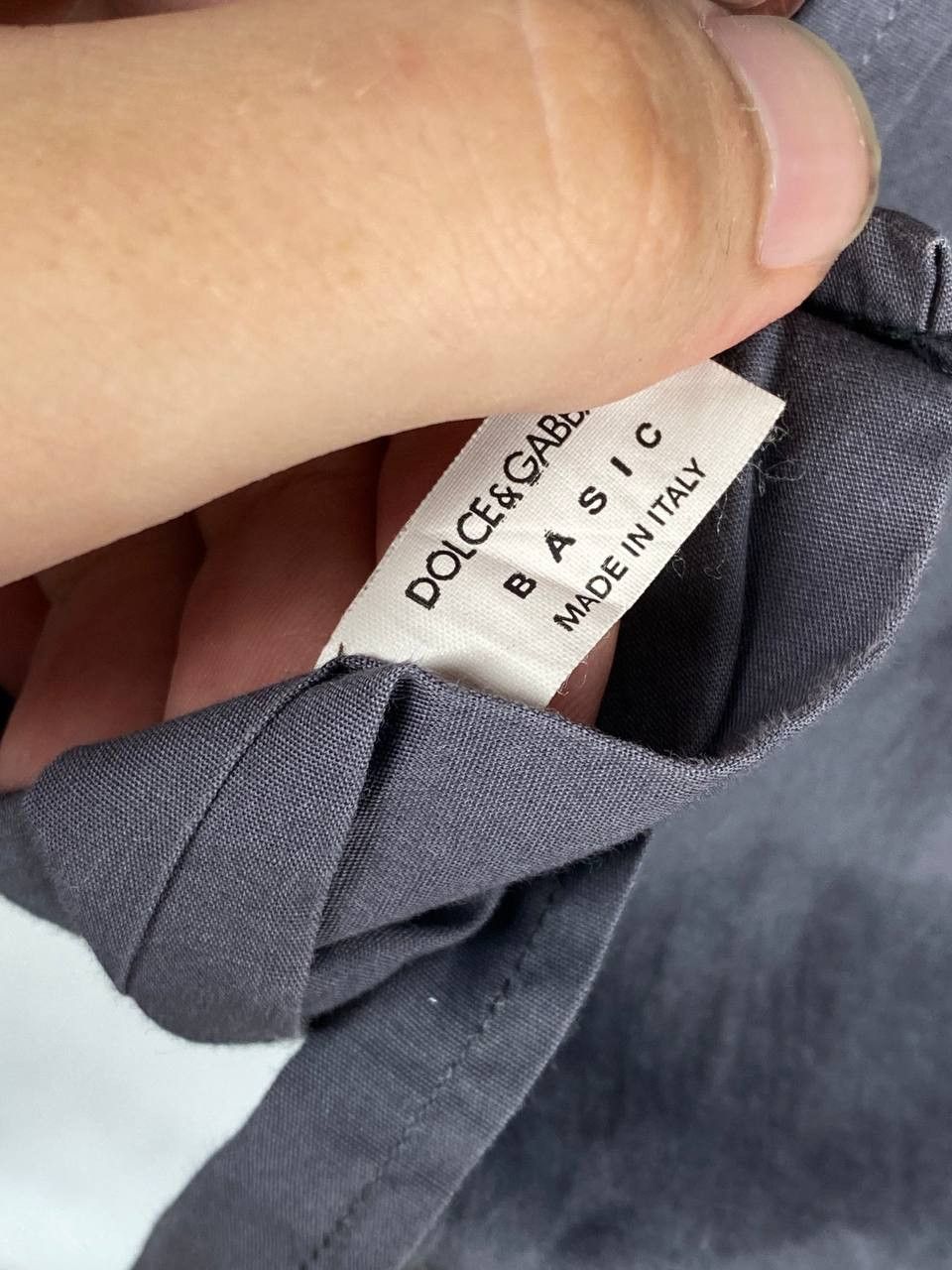 Dolce & Gabbana Dolce Gabbana Basic Grey Button Ups Shirt Size US XL / EU 56 / 4 - 6 Thumbnail