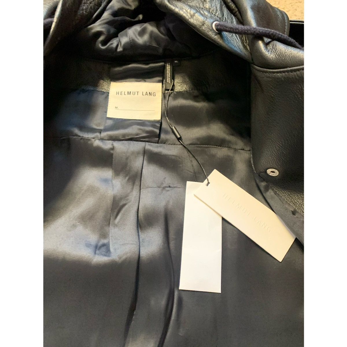 Helmut Lang HELMUT LANG BUILD OUT MOTORCYCLE LEATHER JACKET Size US XL / EU 56 / 4 - 14 Thumbnail