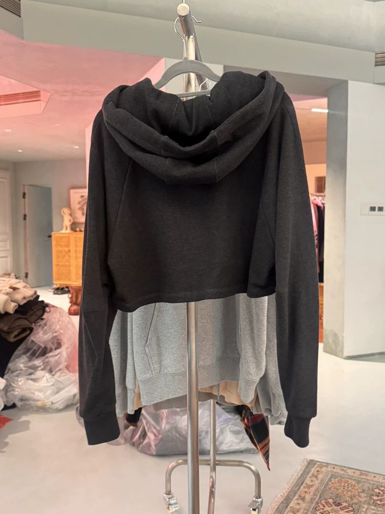 Loewe Loewe Black and gray short hooded sweater Size M / US 6-8 / IT 42-44 - 2 Thumbnail