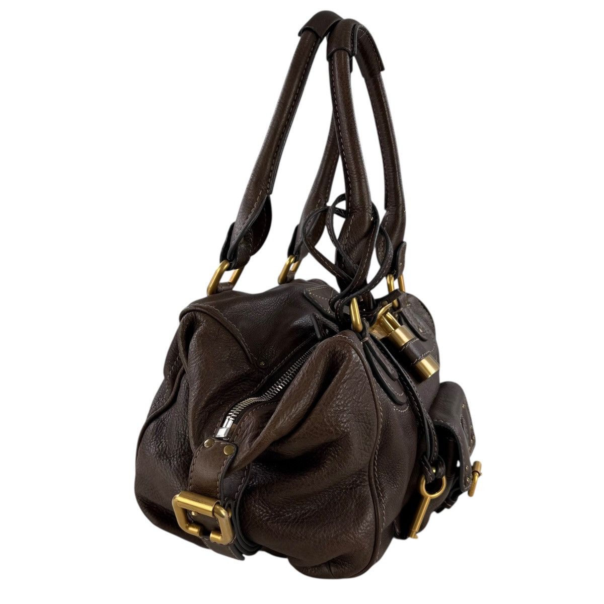 Chloe Chloe Leather Paddington Shoulder Bag Size ONE SIZE - 3 Thumbnail