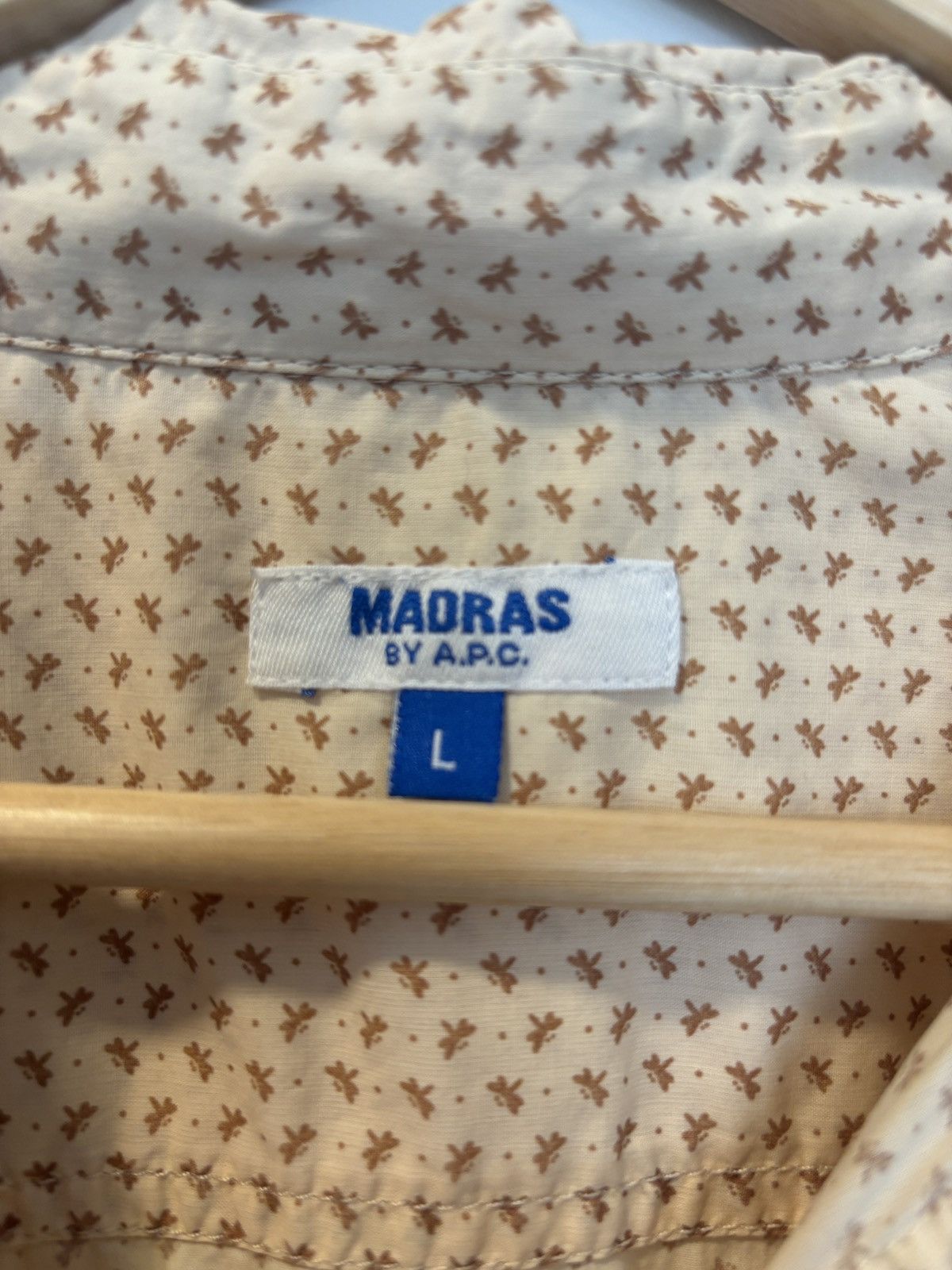 A.P.C. Madras x APC Summer Shirt Size US L / EU 52-54 / 3 - 3 Thumbnail
