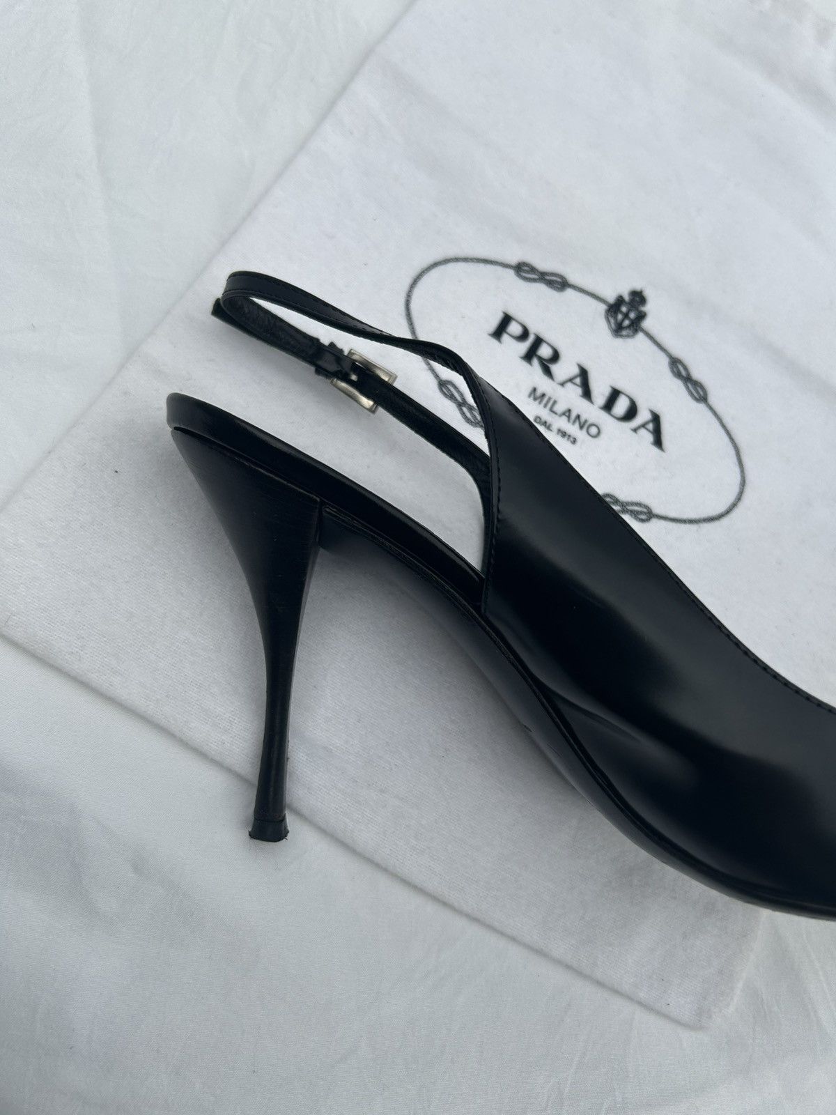 Prada 1998 Vintage Prada slingbacks Size US 9 / IT 39 - 8 Thumbnail