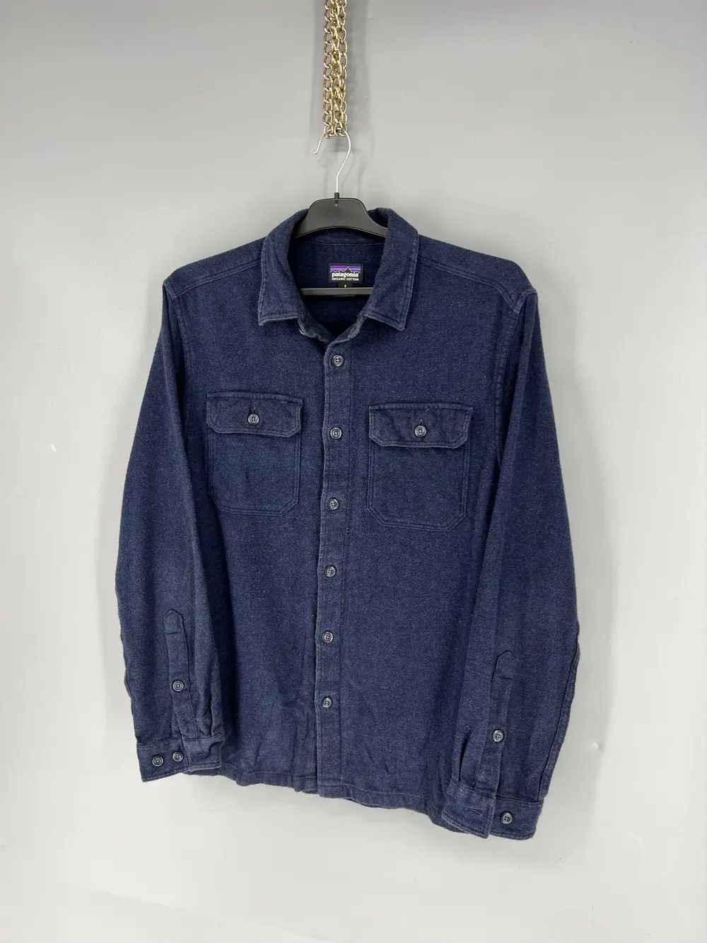 Patagonia Patagonia Men's Long-Sleeved Fjord Flannel Shirt Blue Size S Size US S / EU 44-46 / 1 - 3 Thumbnail