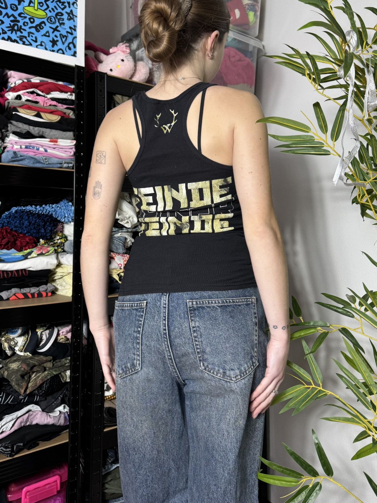 Urban Classics URBAN CLASSICS FREI-WILD FEINDE DEINER Y2K PRINTED TANK TOP Size XS / US 0-2 / IT 36-38 - 7 Thumbnail