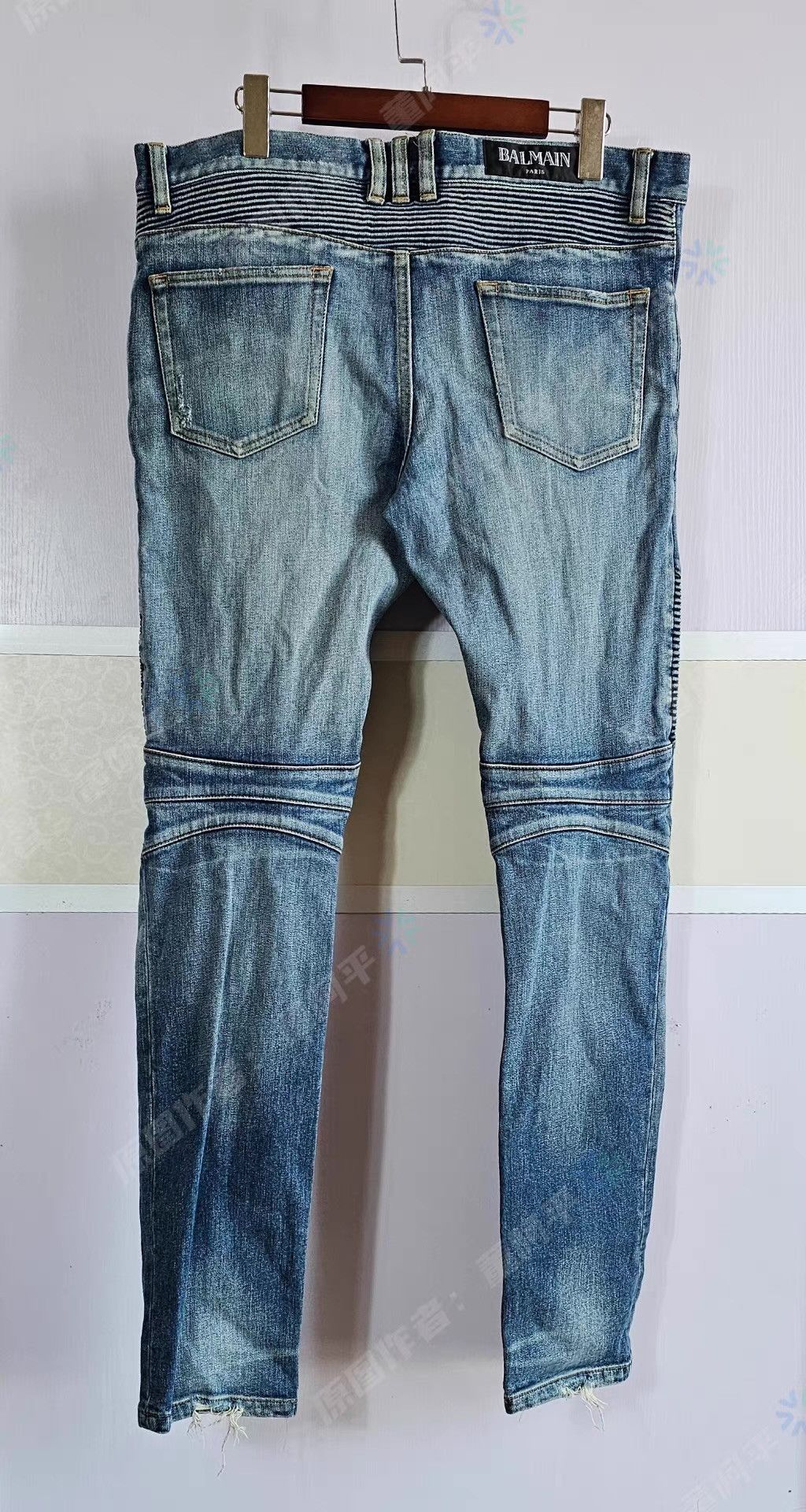 Balmain Balmain biker jeans Q4 Size US 34 / EU 50 - 3 Thumbnail