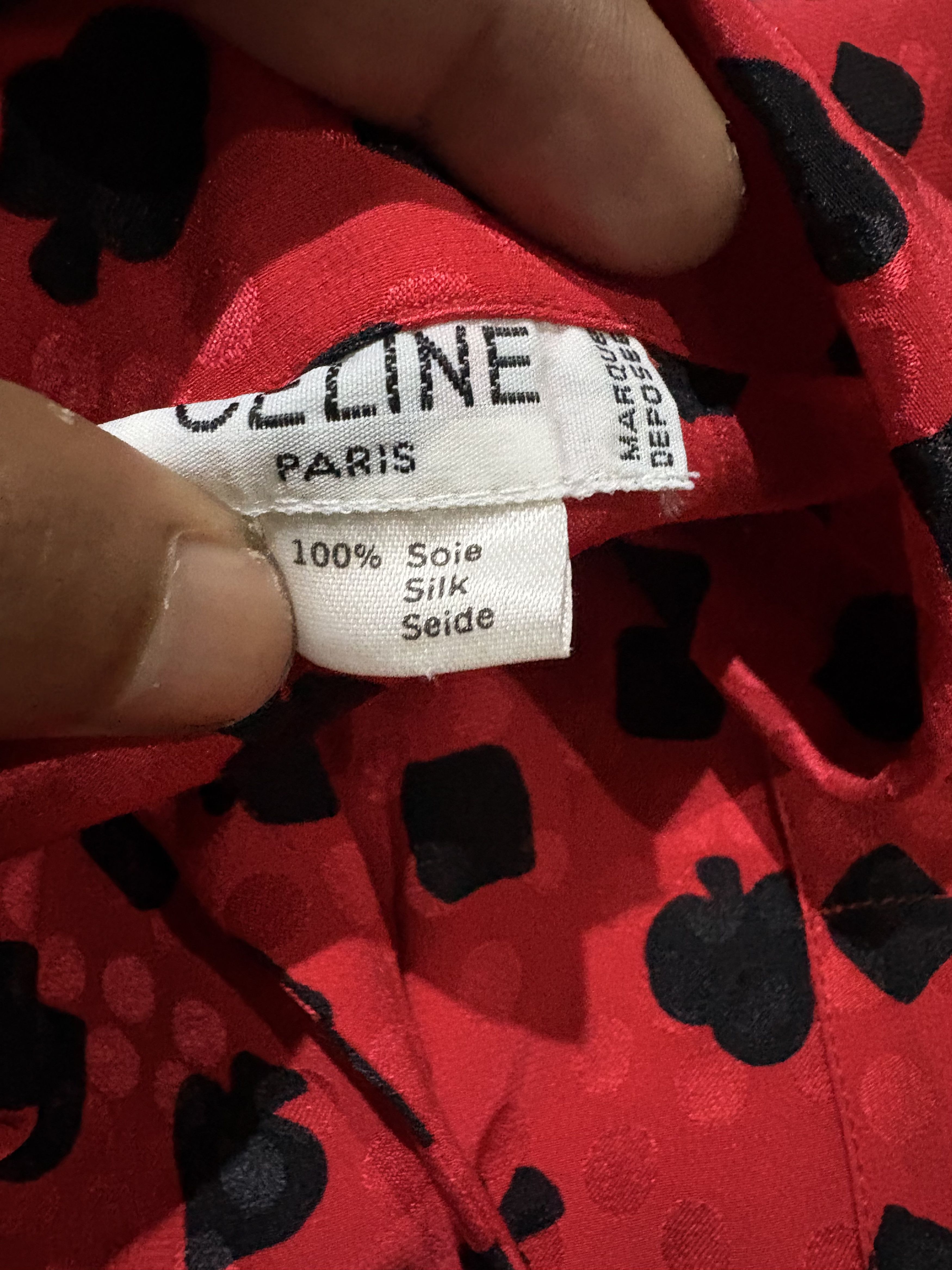 Celine Vintage celine button up shirt Size XS / US 0-2 / IT 36-38 - 5 Thumbnail