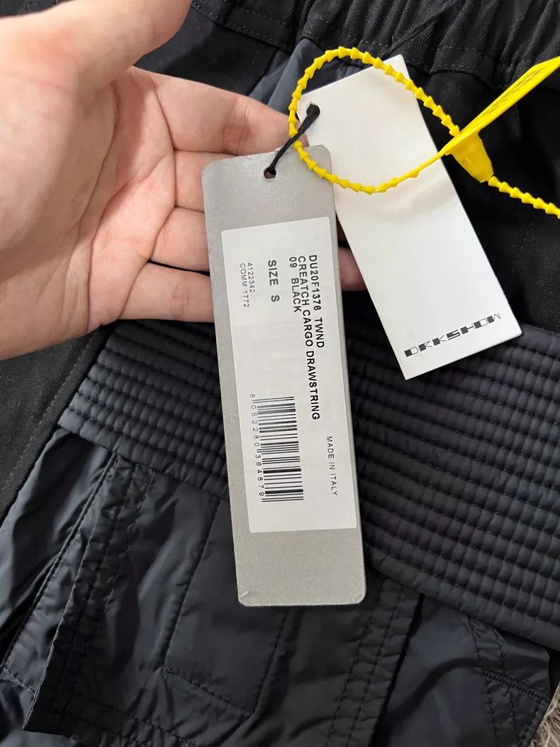 Rick Owens Rick owens size s 20 F double-thread panel double-material Size US 28 / EU 44 - 4 Thumbnail