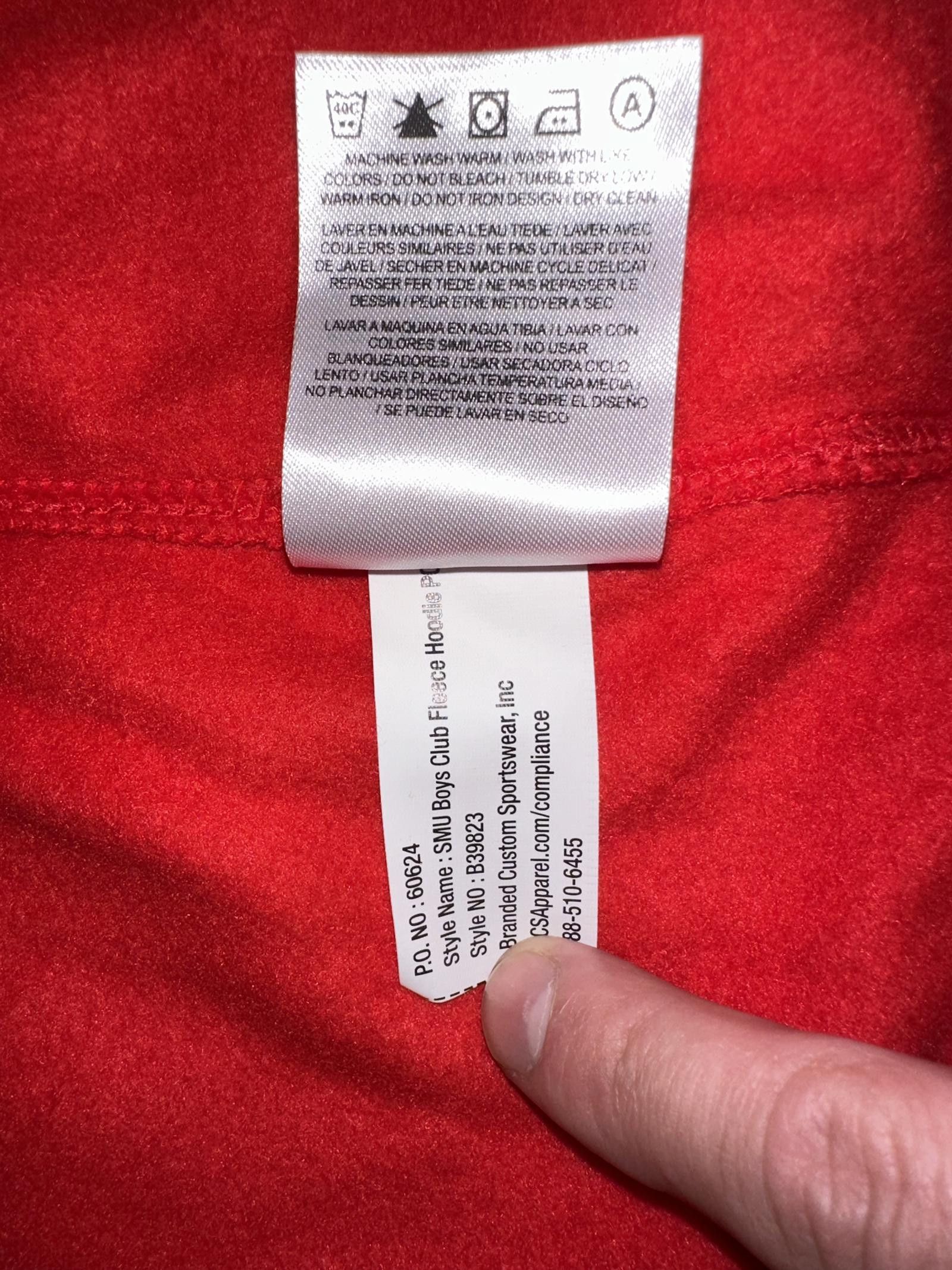 Nike Nike Big Kids (Boy's) Scarlet Ohio State Buckeyes Club Fleece Pullover Hoodie Size US XL / EU 56 / 4 - 7 Thumbnail