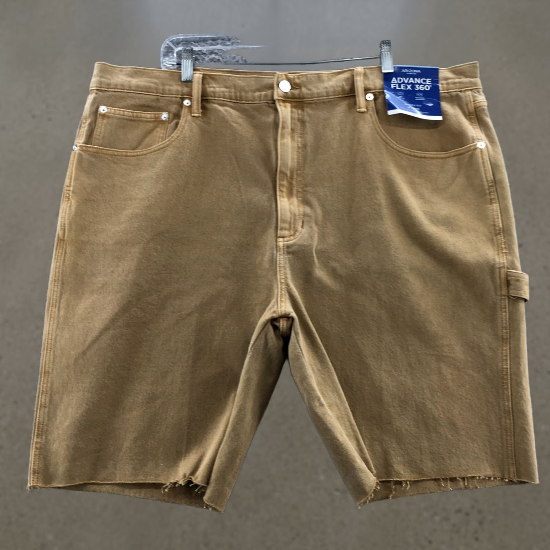 Vintage Arizona Jean Co Advance Flex 360 Shorts Mens 42 Brown Hi-Rise Bermuda 5-Pocket Regular 10in Inseam NEW Size US 42 / EU 58 - 1 Thumbnail
