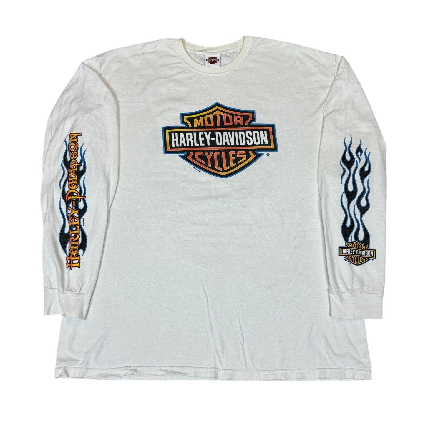 Harley Davidson Harley Davidson Huntington Beach Flame Long Sleeve Shirt 2xl Size US XXL / EU 58 / 5 - 1 Thumbnail