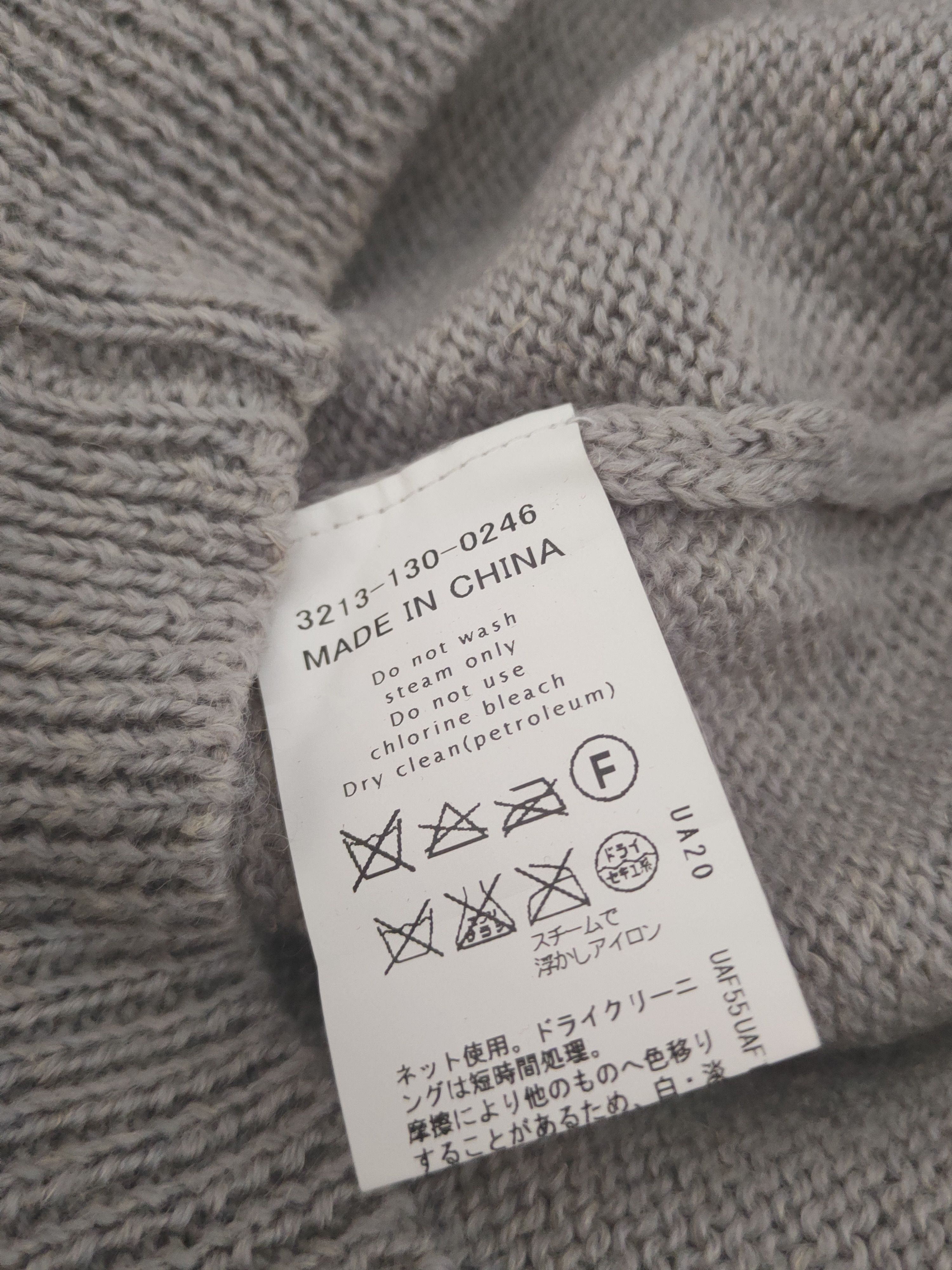 Homespun Knitwear Green Label Relaxing Gray Knitwear Sweatshirts #W1207 Size M / US 6-8 / IT 42-44 - 10 Thumbnail