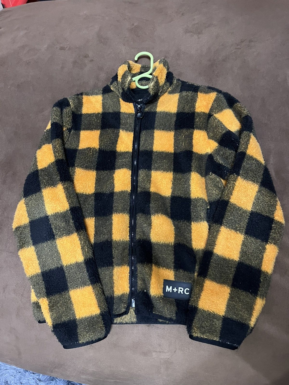 image of M Rc Noir M+Rc Noir Fur Jacket in Orange, Men's (Size Medium)