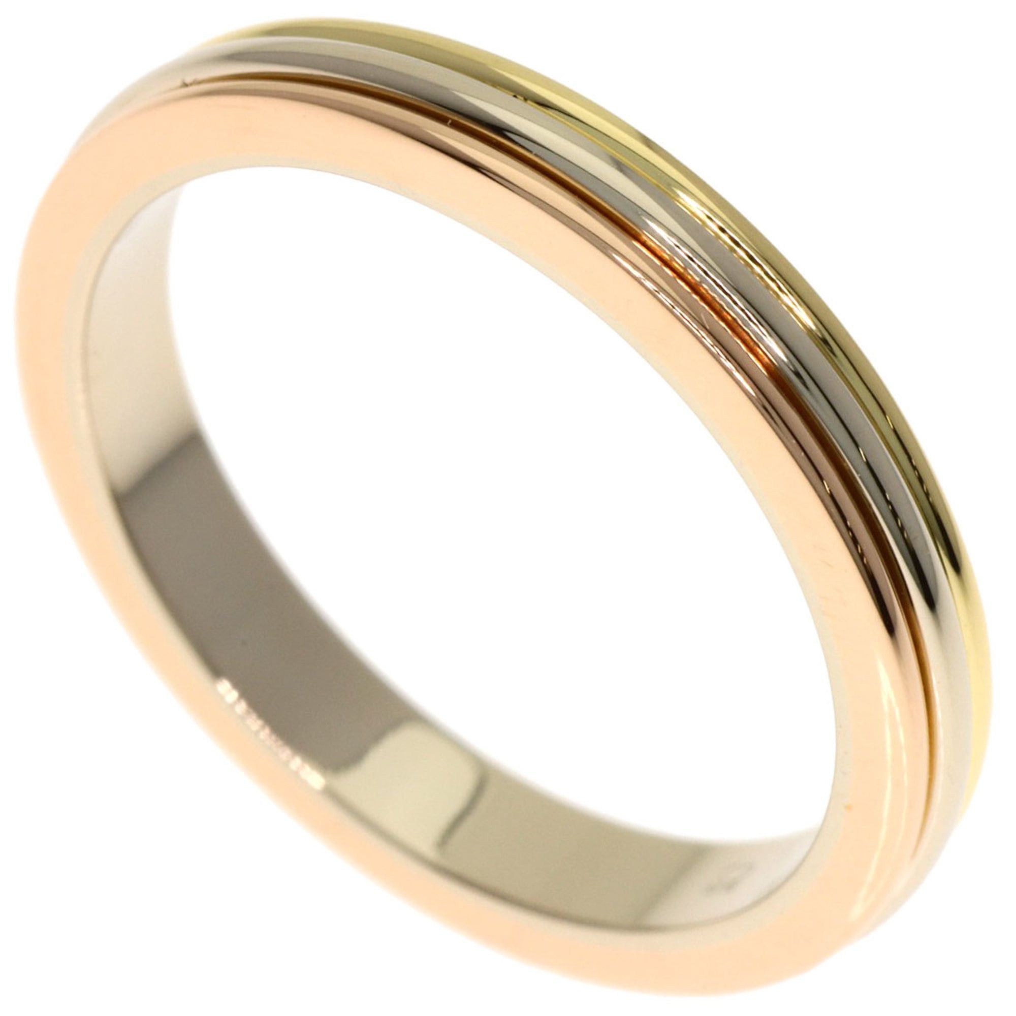 Cartier Cartier 3-color #50 ring in 18K yellow gold/18K white pink gold for women. Size ONE SIZE - 1 Thumbnail